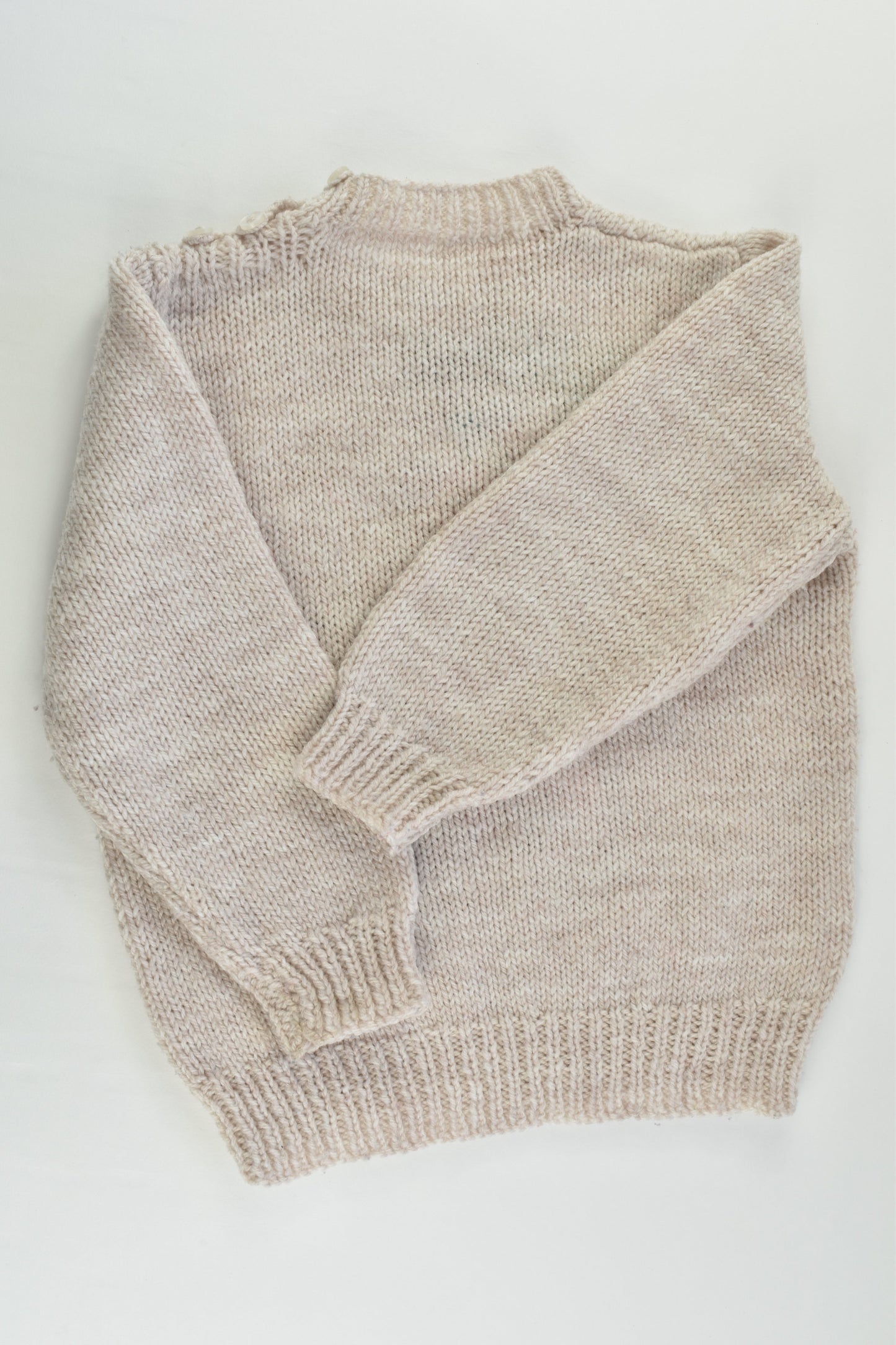 Handmade Size approx 3 Pinocchio Knitted Jumper