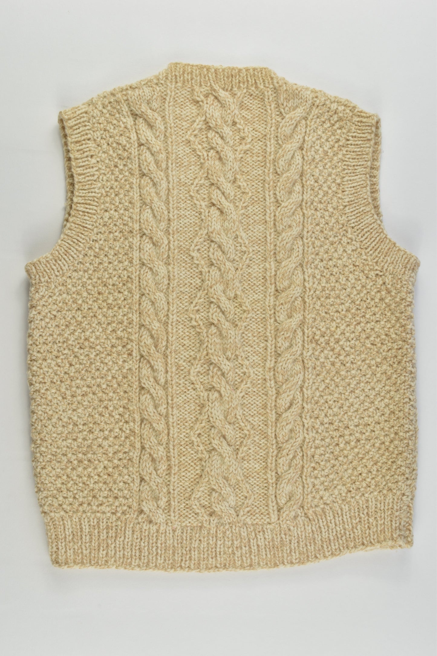 Handmade Size approx 4 Knitted Vest