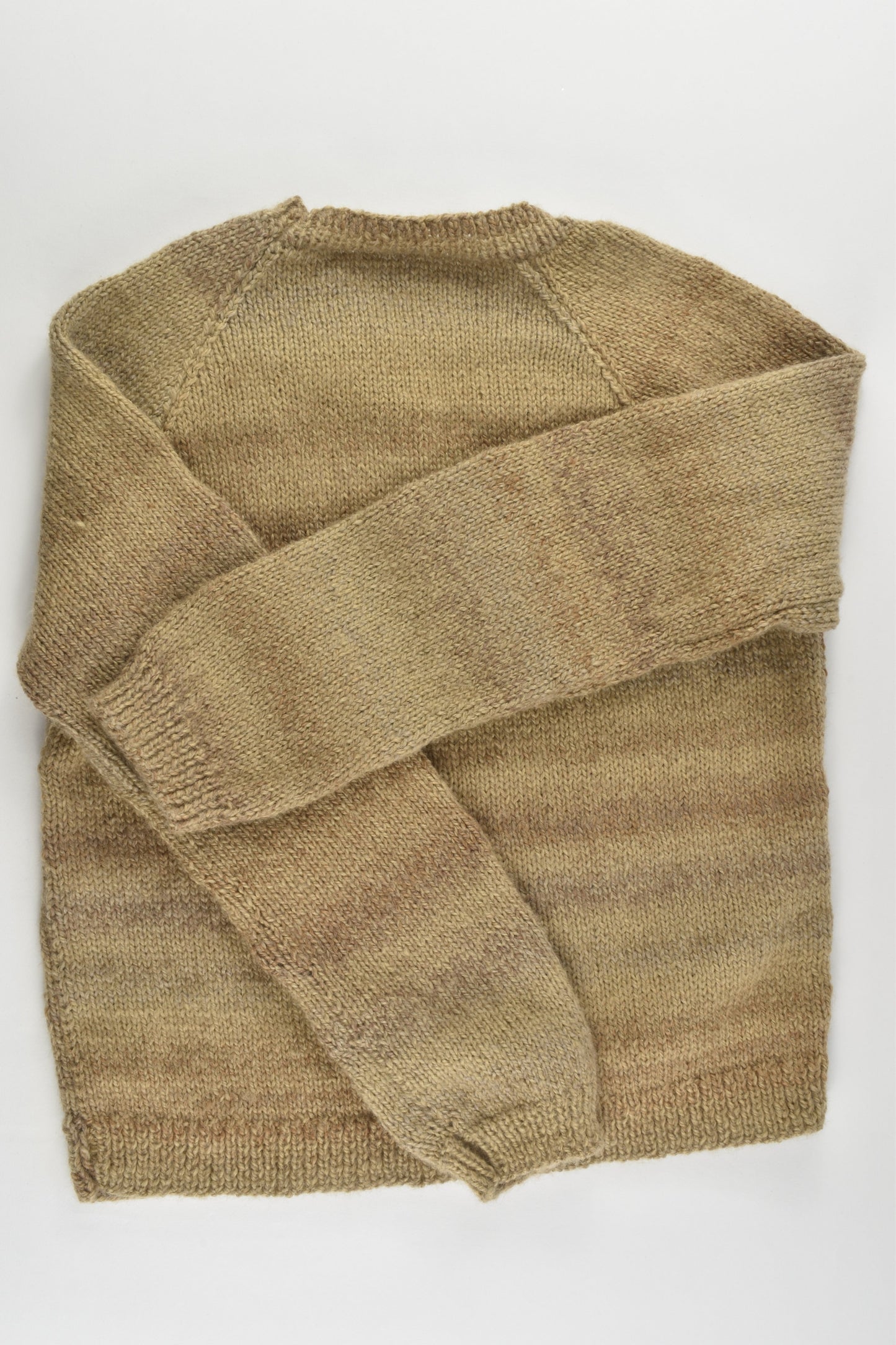 Handmade Size approx 8-10 Warm Knitted Jumper