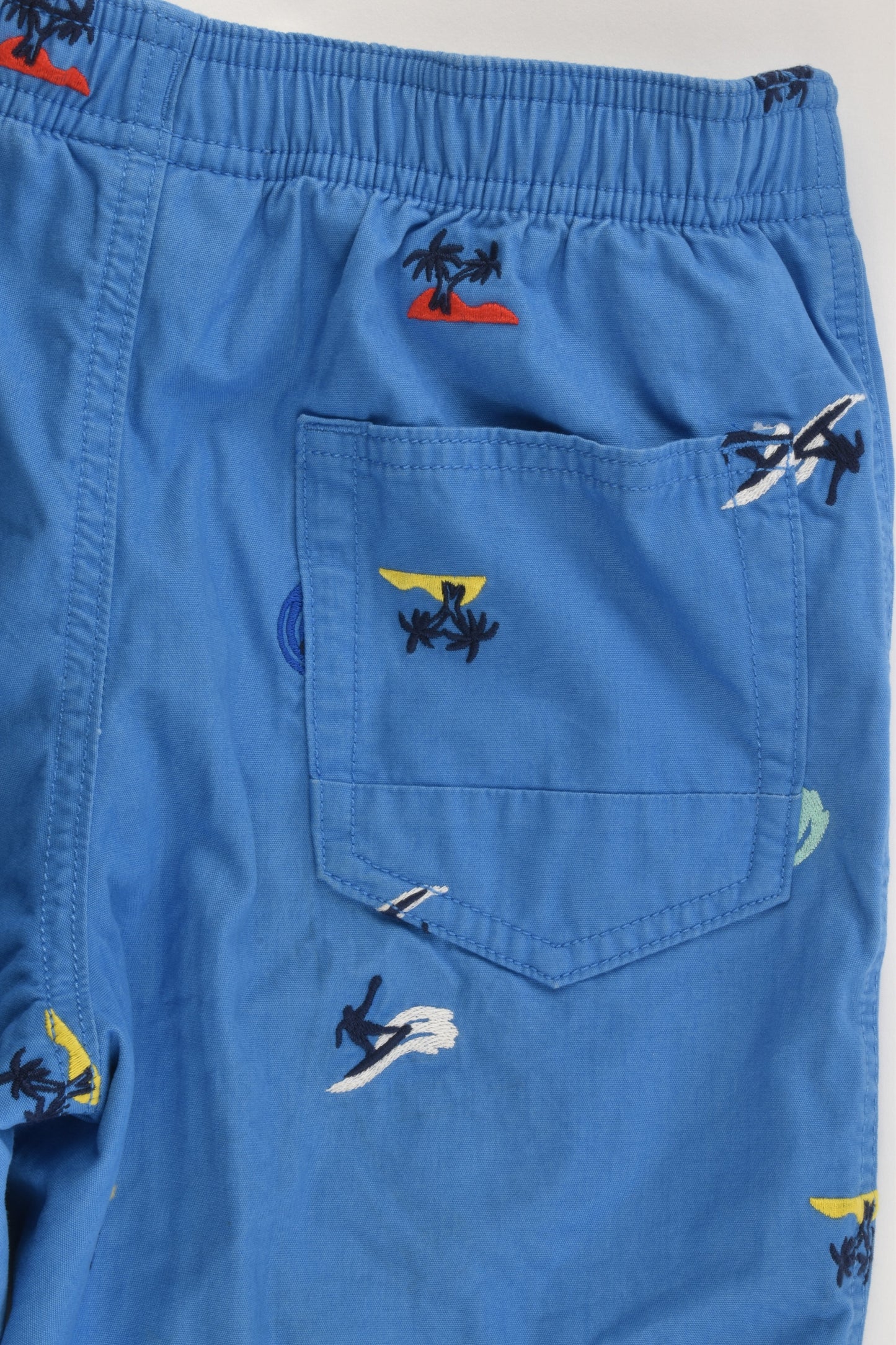 Hanna Andersson (US) Size 8 (130 cm) Lined Surfer and Palm Trees Shorts