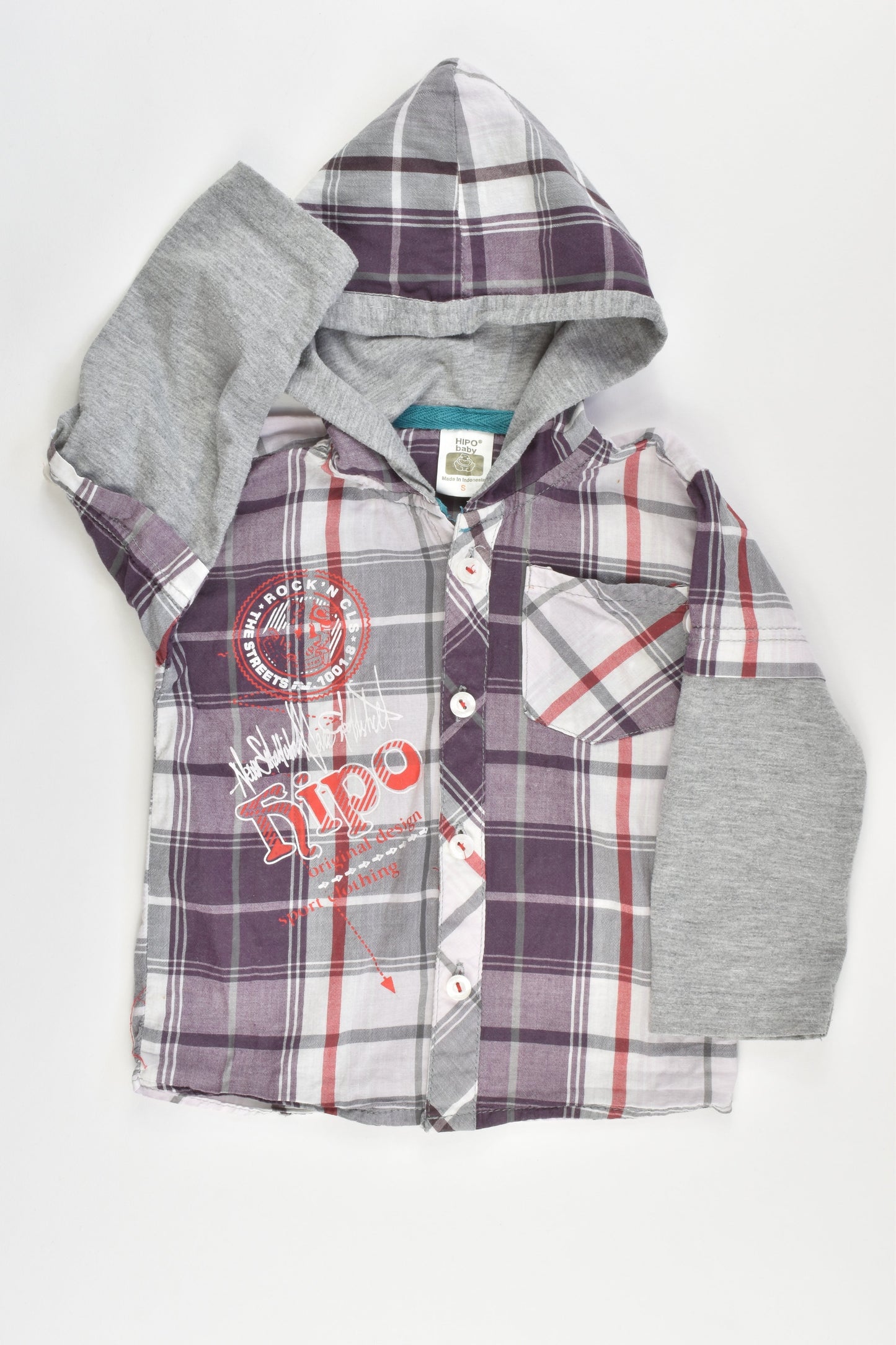 Hipo Baby Size 1 Top with Hoodie