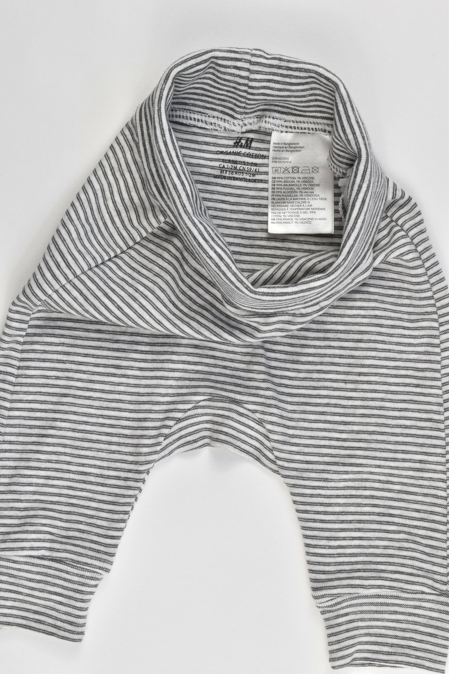 H&M Organic Size 1-2 months (56 cm) Pants