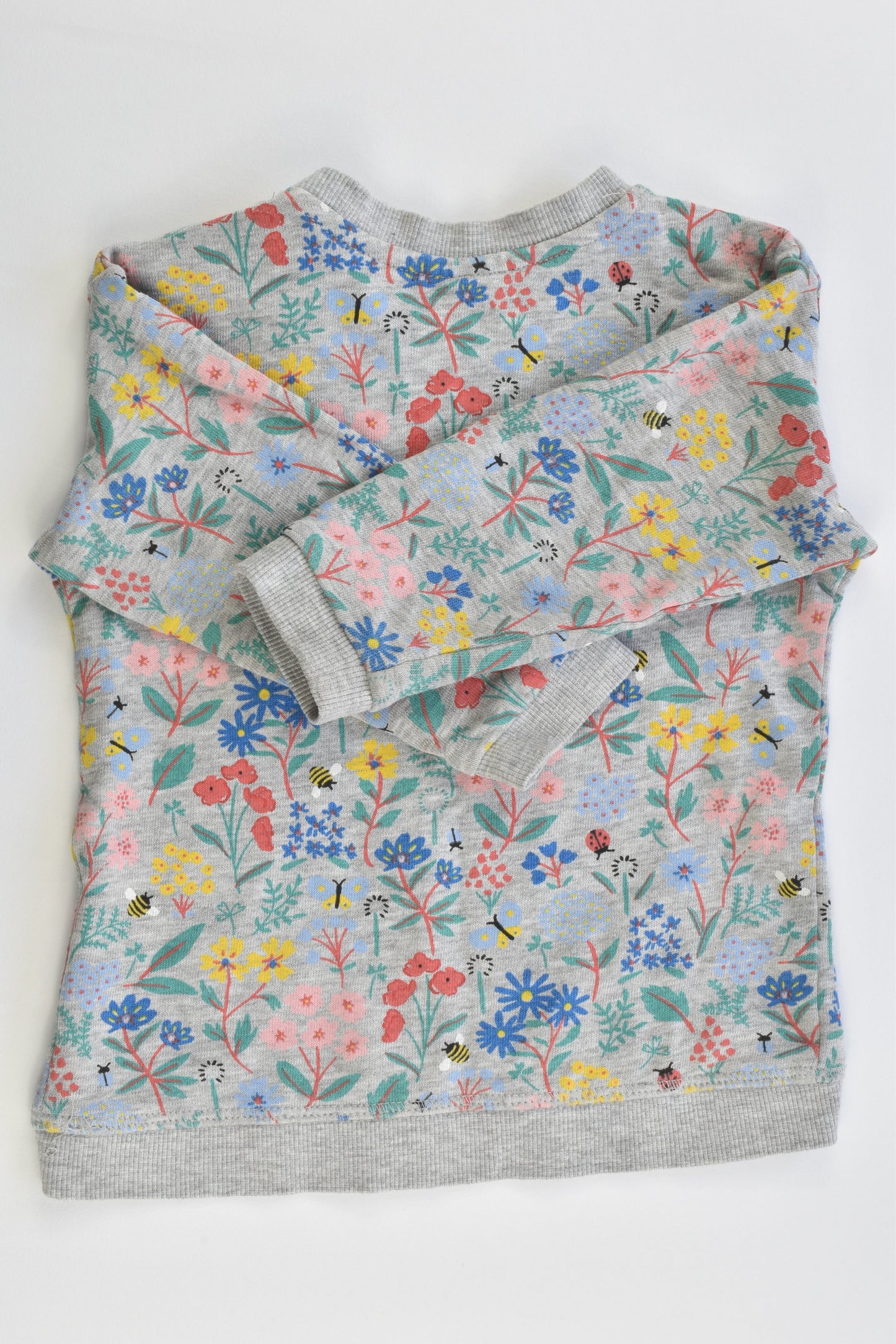 H&M Size 0-1 (80 cm) Flowers, Bees and Ladybirds Sweater
