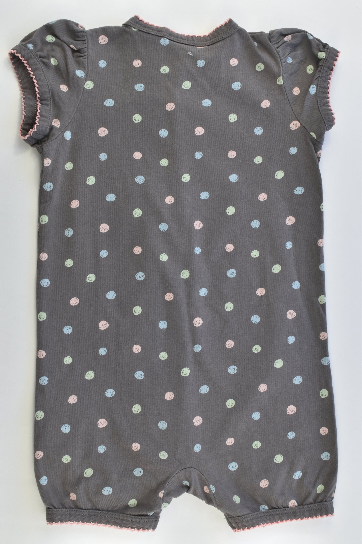 H&M Size 0 (74 cm) Dotted Short Romper