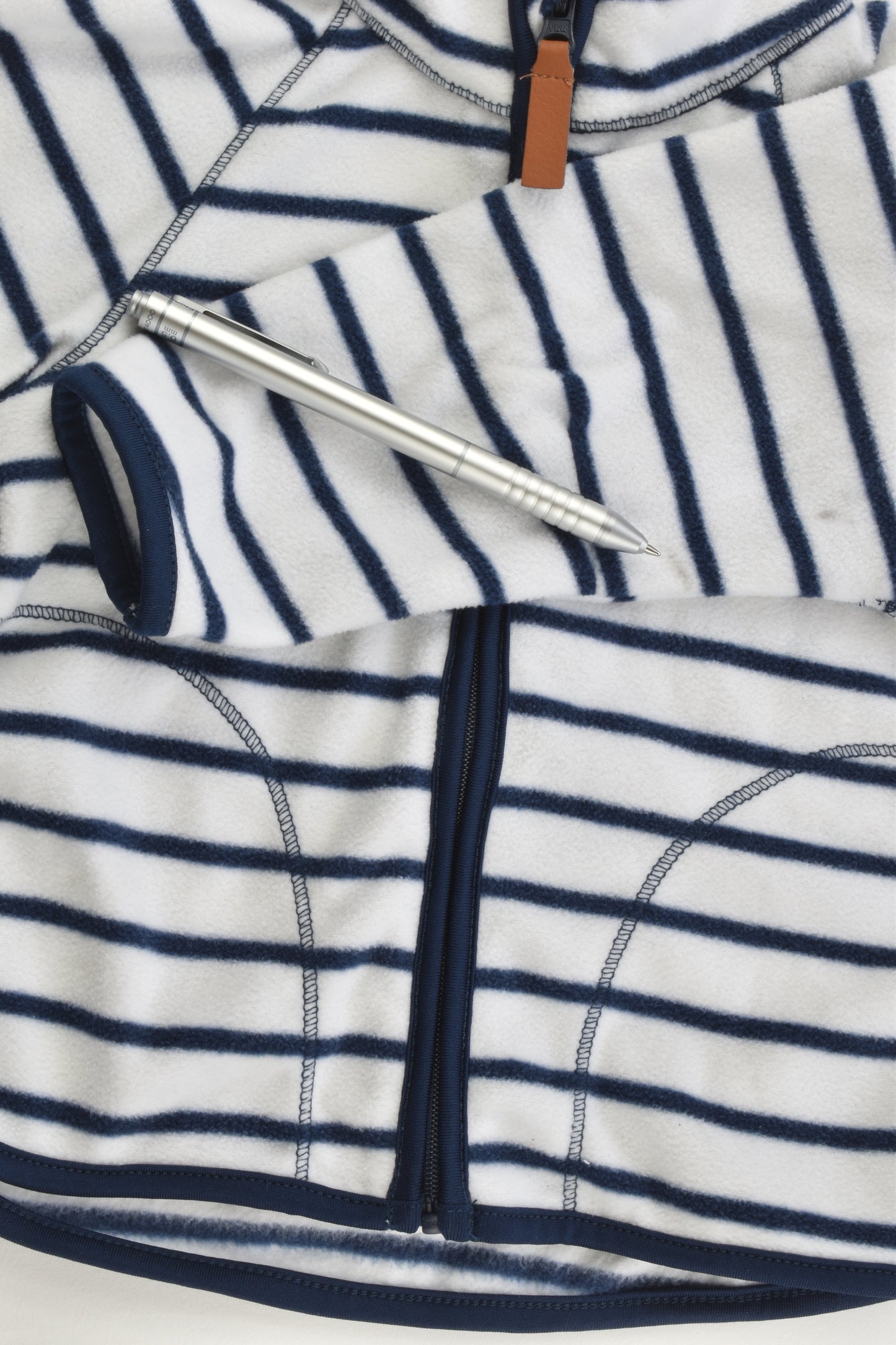 H&M Size 00 (4-6 months, 68 cm) Striped Fleece Jumper