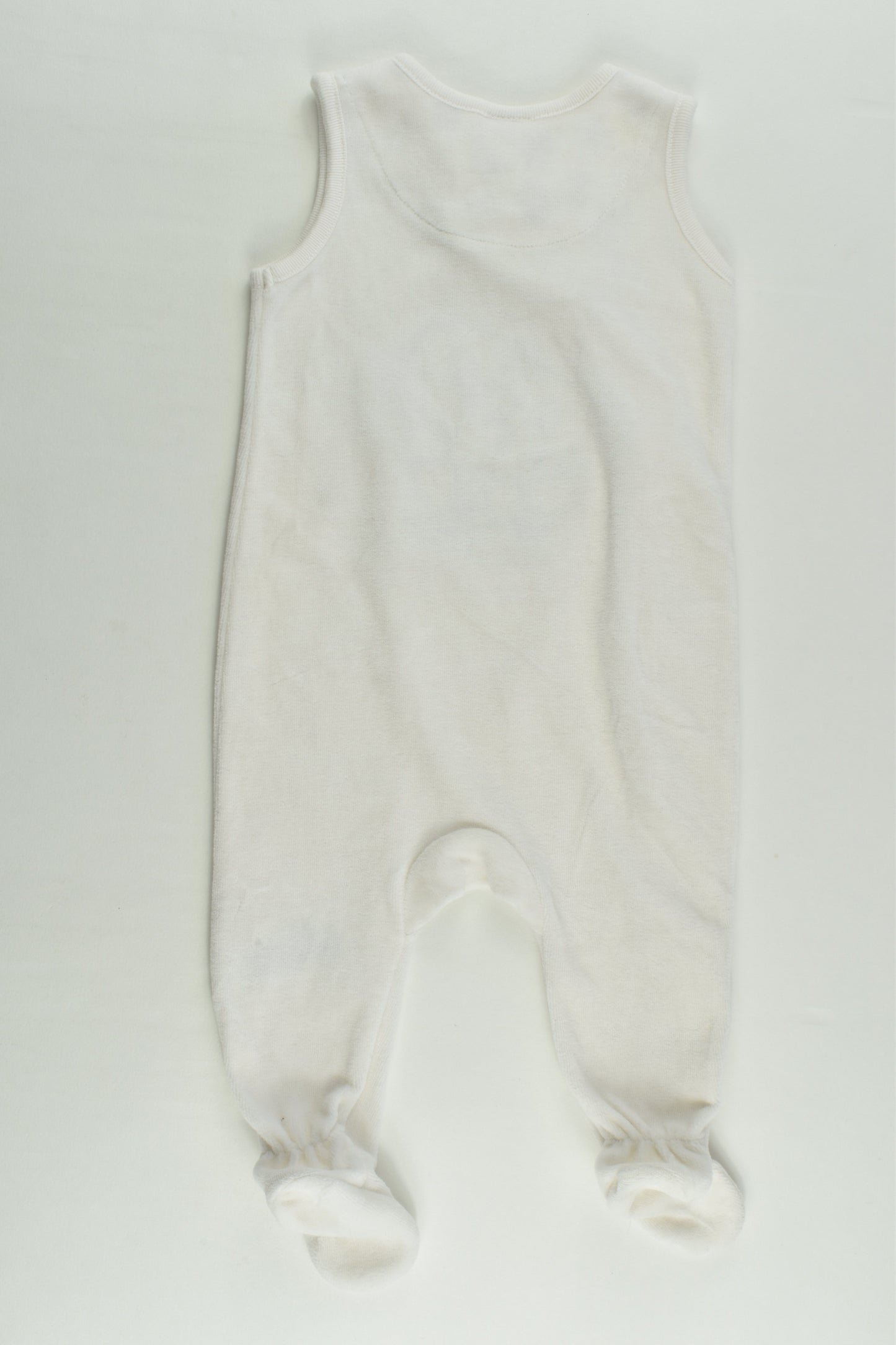 H&M Size 000 (62 cm) 'New To Town' Velour Footed Koala Overalls