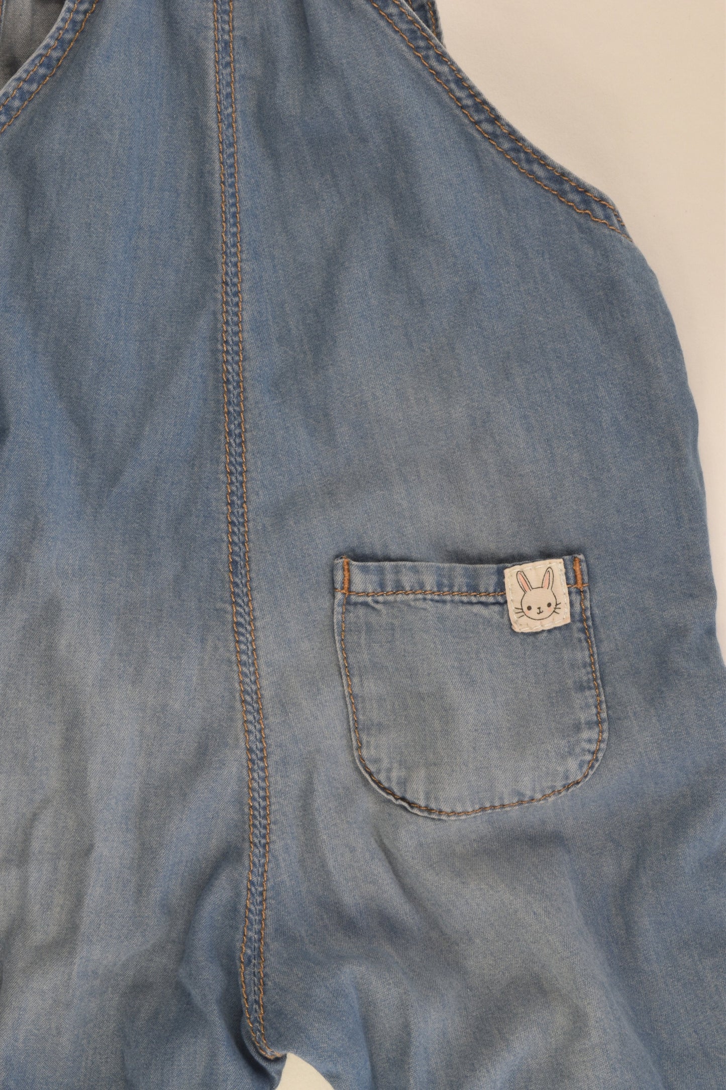 H&M Size 1 (80 cm) Lightweight Denim Overalls