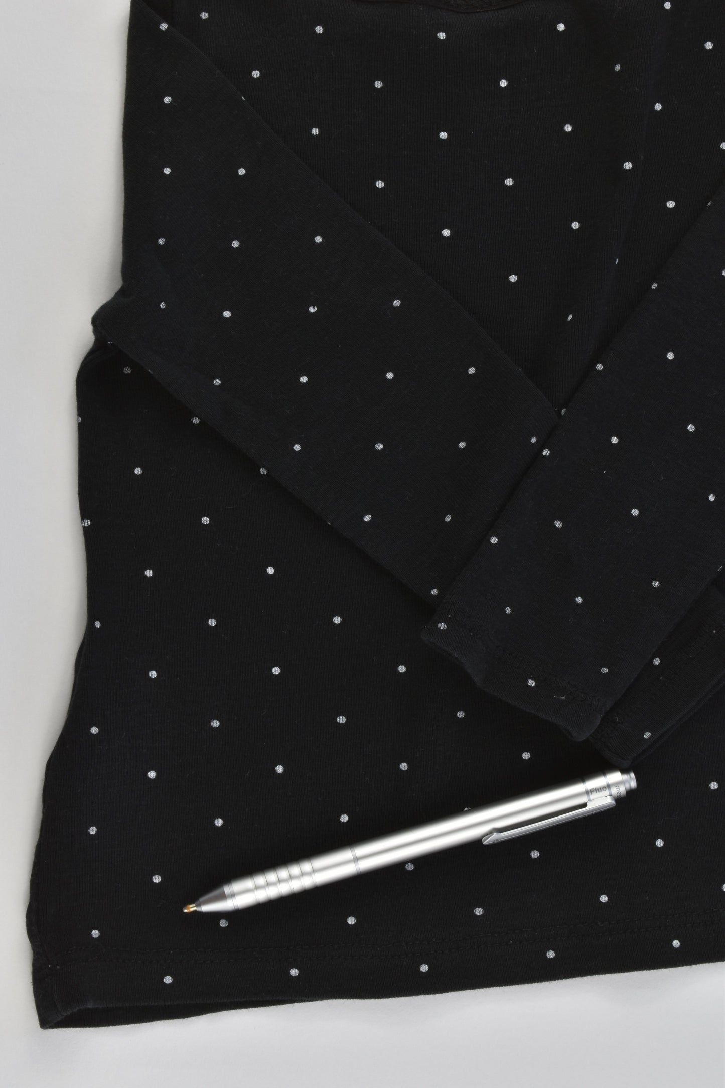 H&M Size 2 (92 cm) Organic Cotton Dotted Top