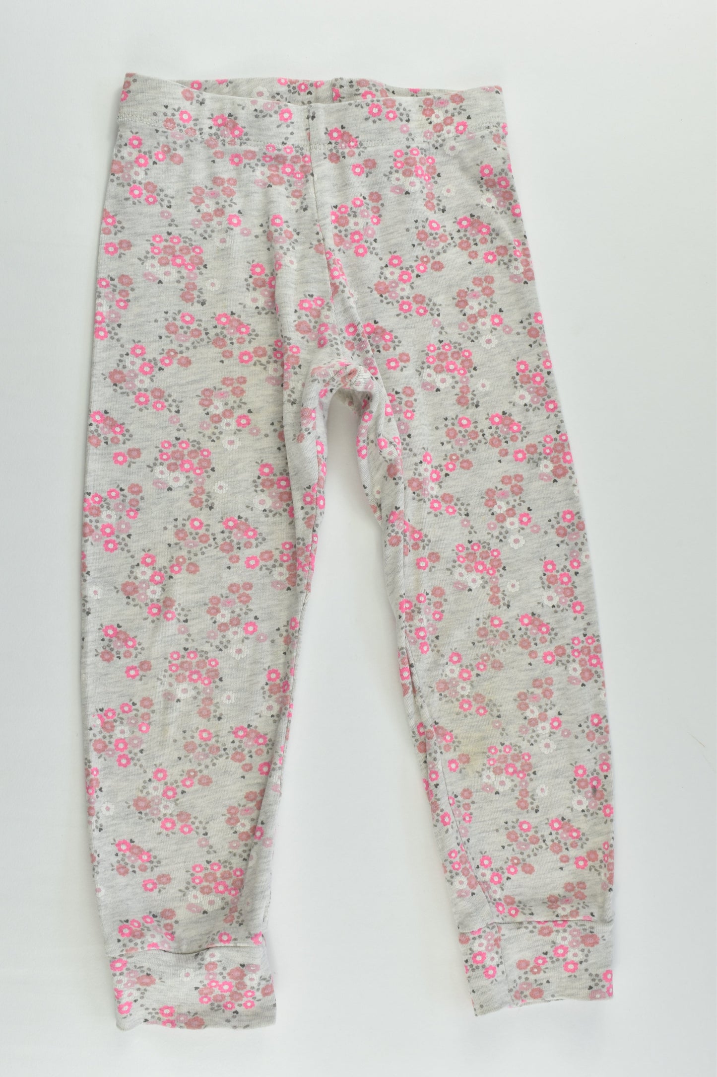 H&M Size 4 (98/104 cm) Floral Pj Set
