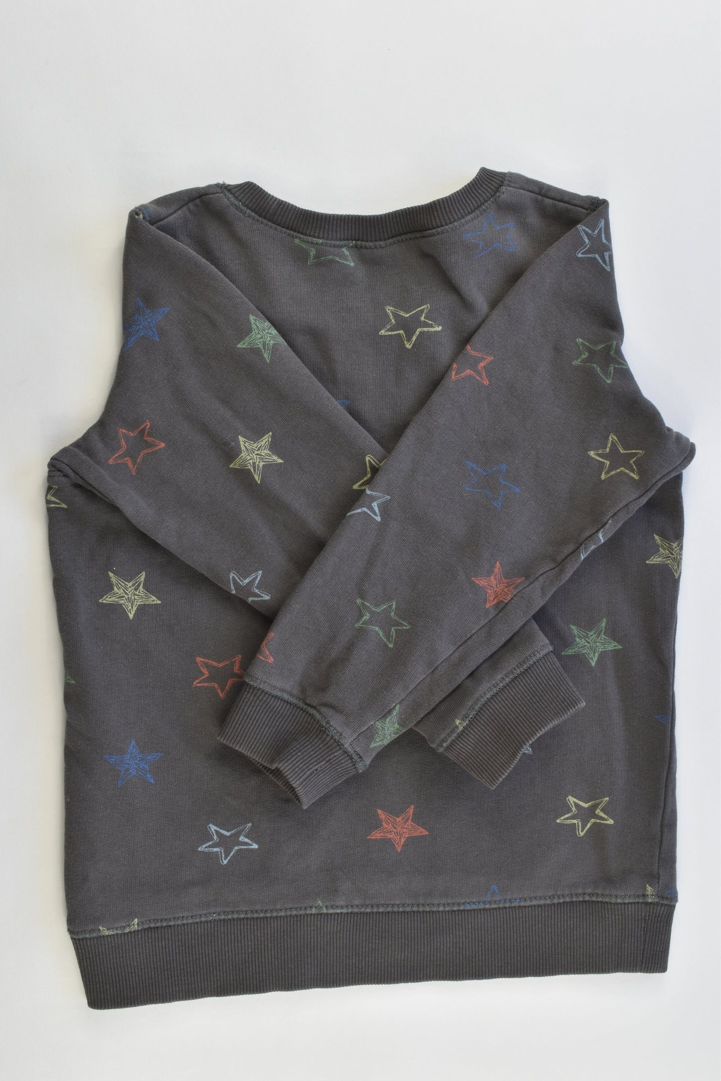 H&M Size 92 cm (2) Organic Cotton Stars Sweater