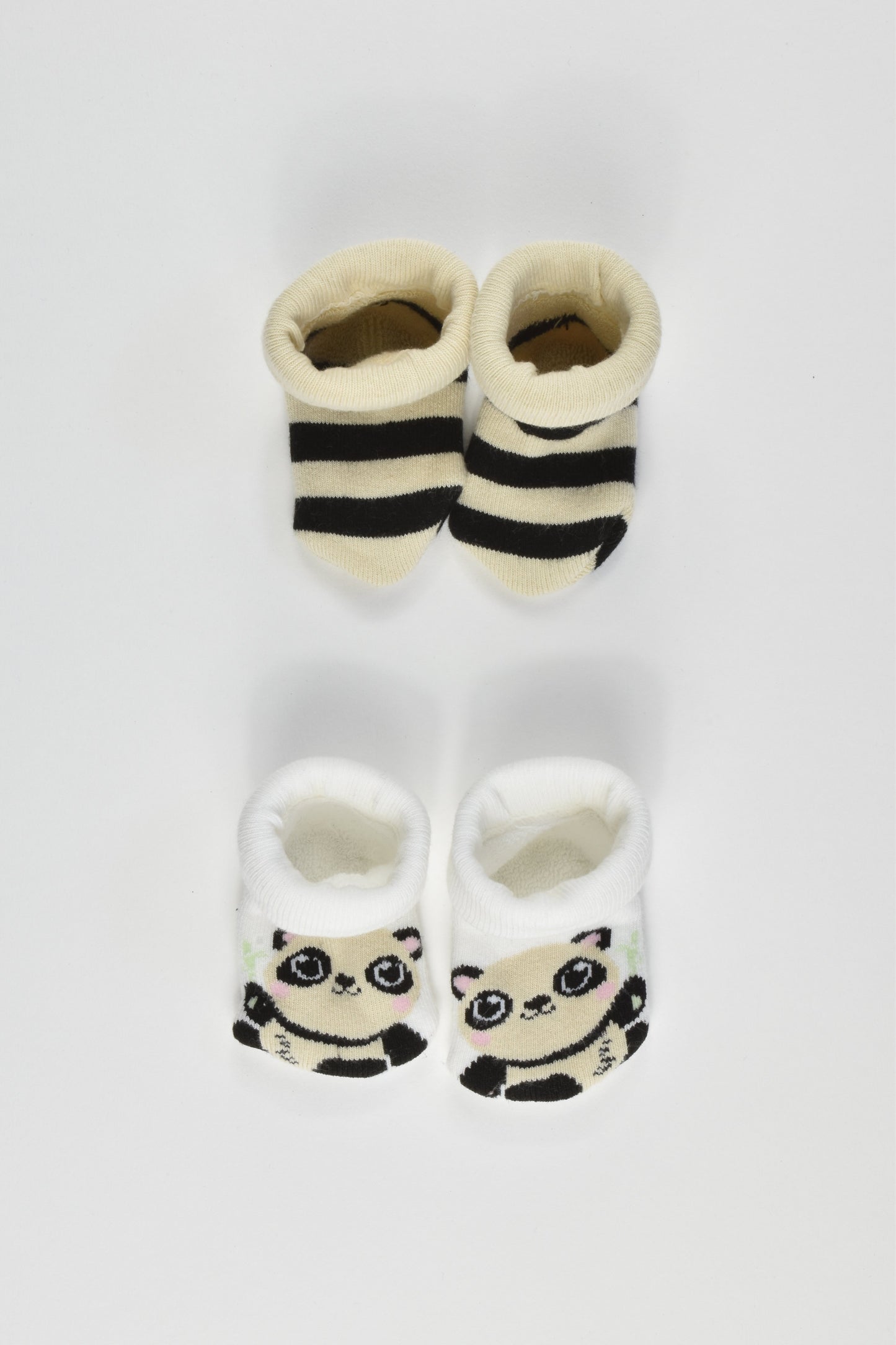 H&M Size Newborn 2 Pairs of Terry Socks