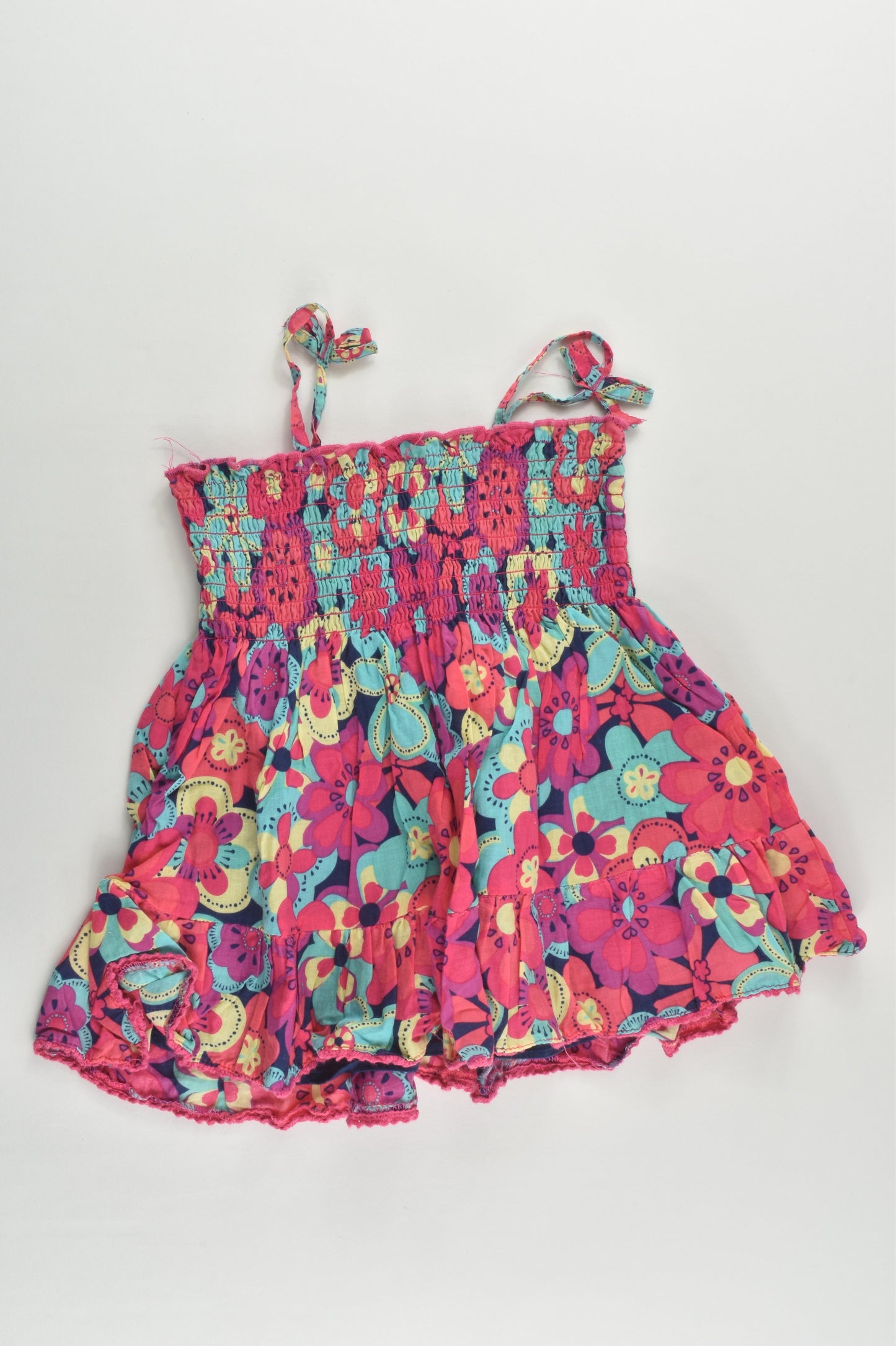 H+T Size 1 Floral Lined Dress