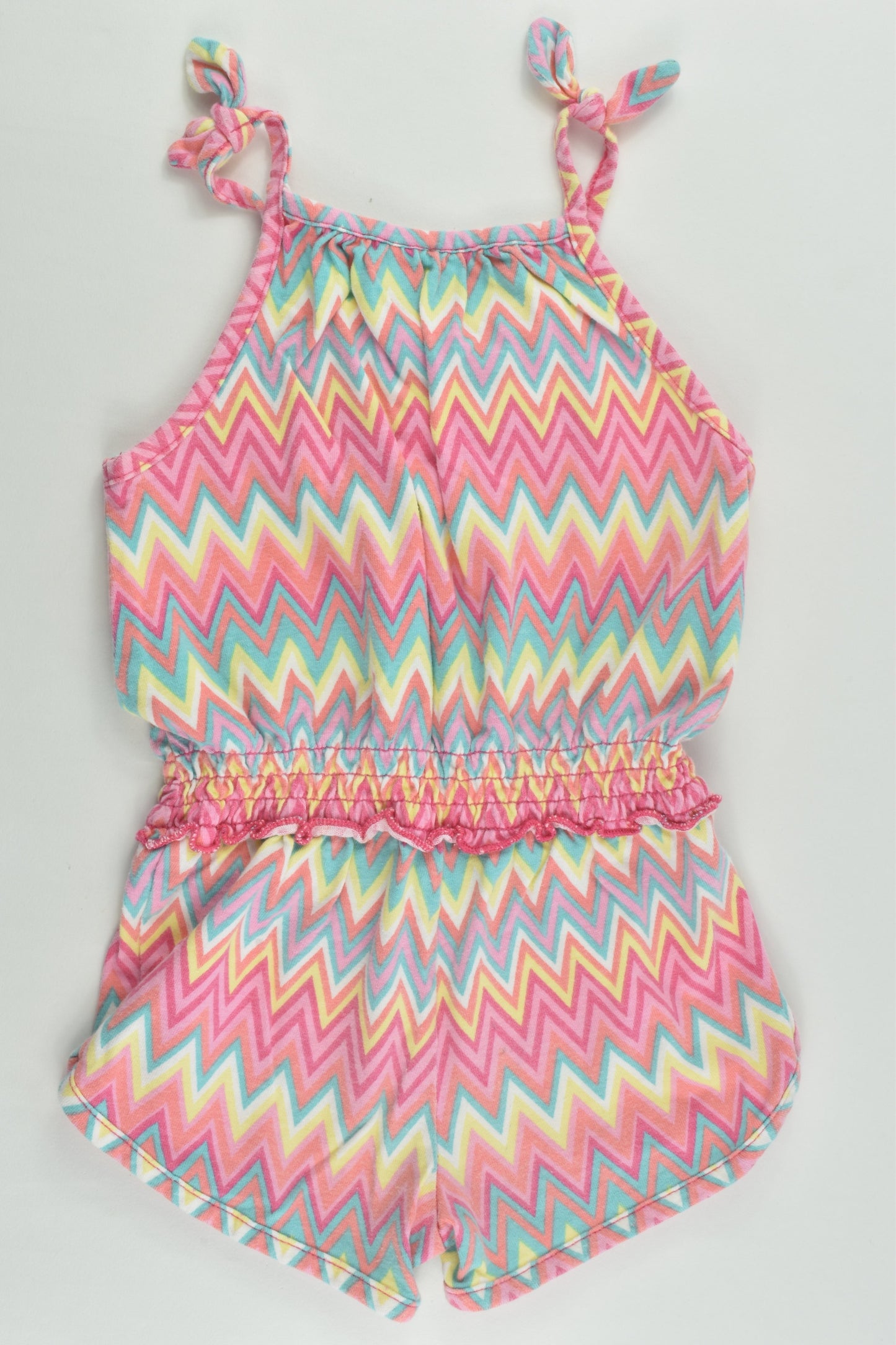 H&T Size 1 Zig Zags Playsuit
