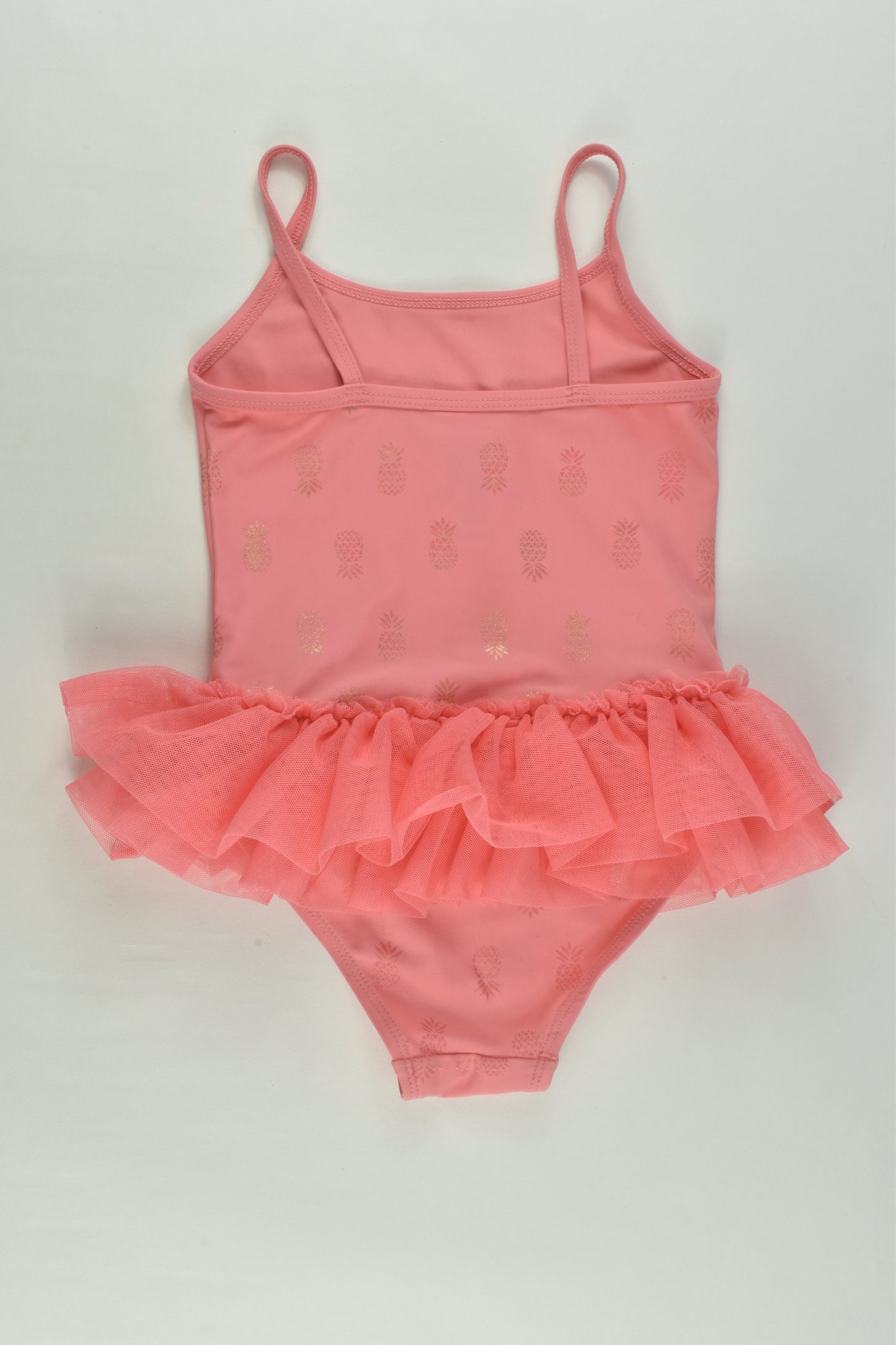 H&T Size 3 Pineapples Tulle Swim Suit