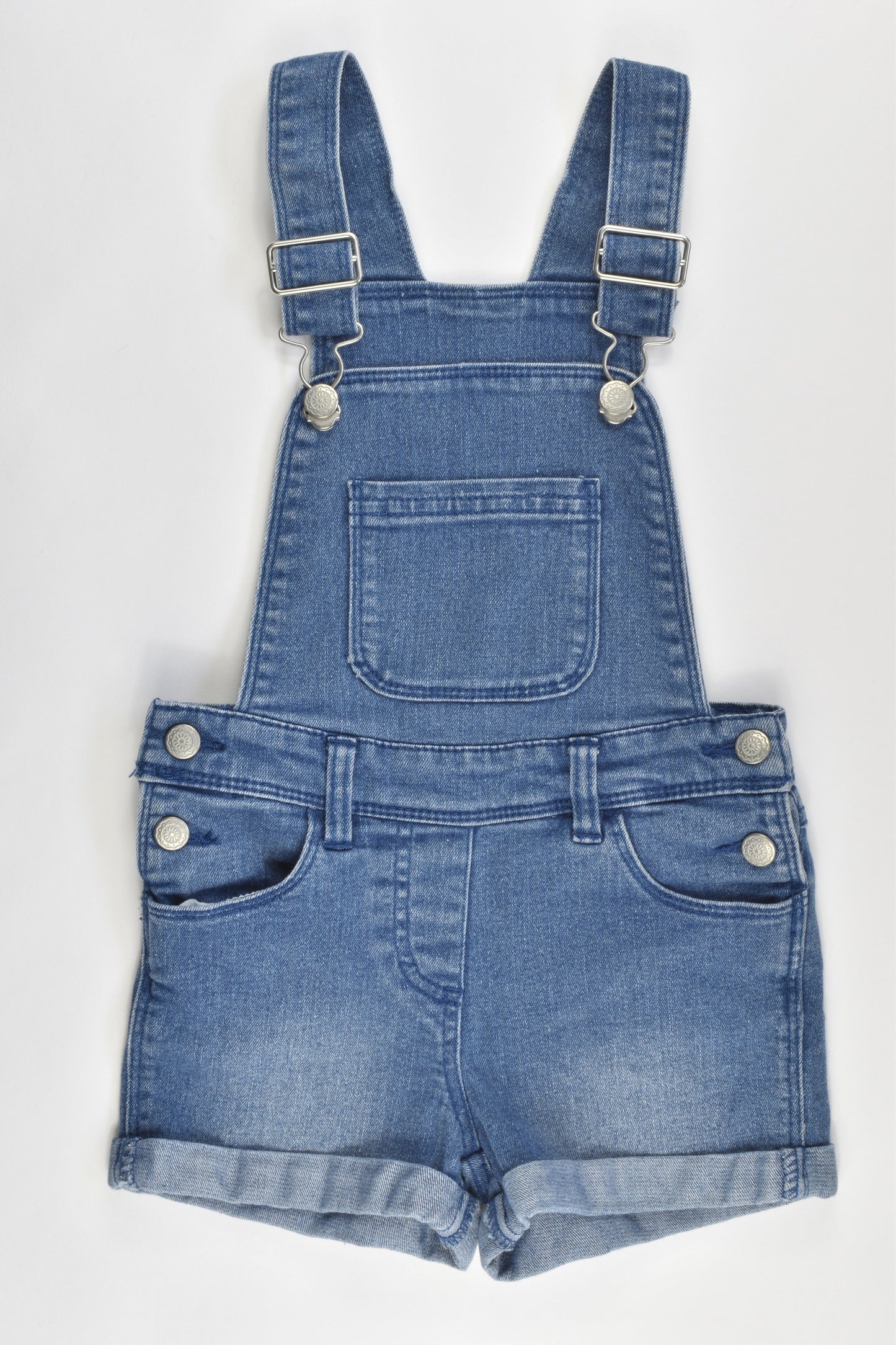 H&T Size 4 Soft Stretchy Denim Overalls