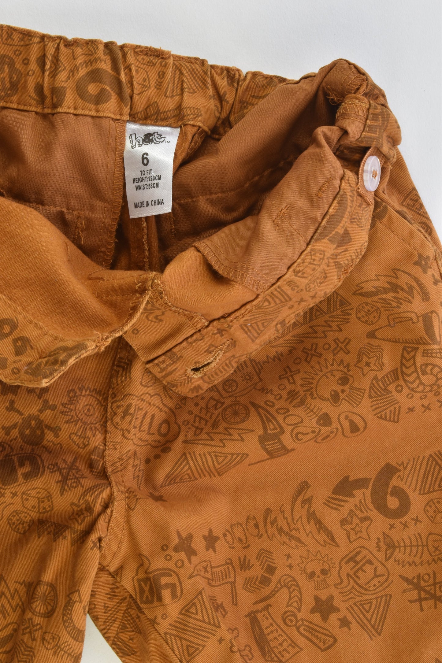 H&T Size 6 Cotton Shorts