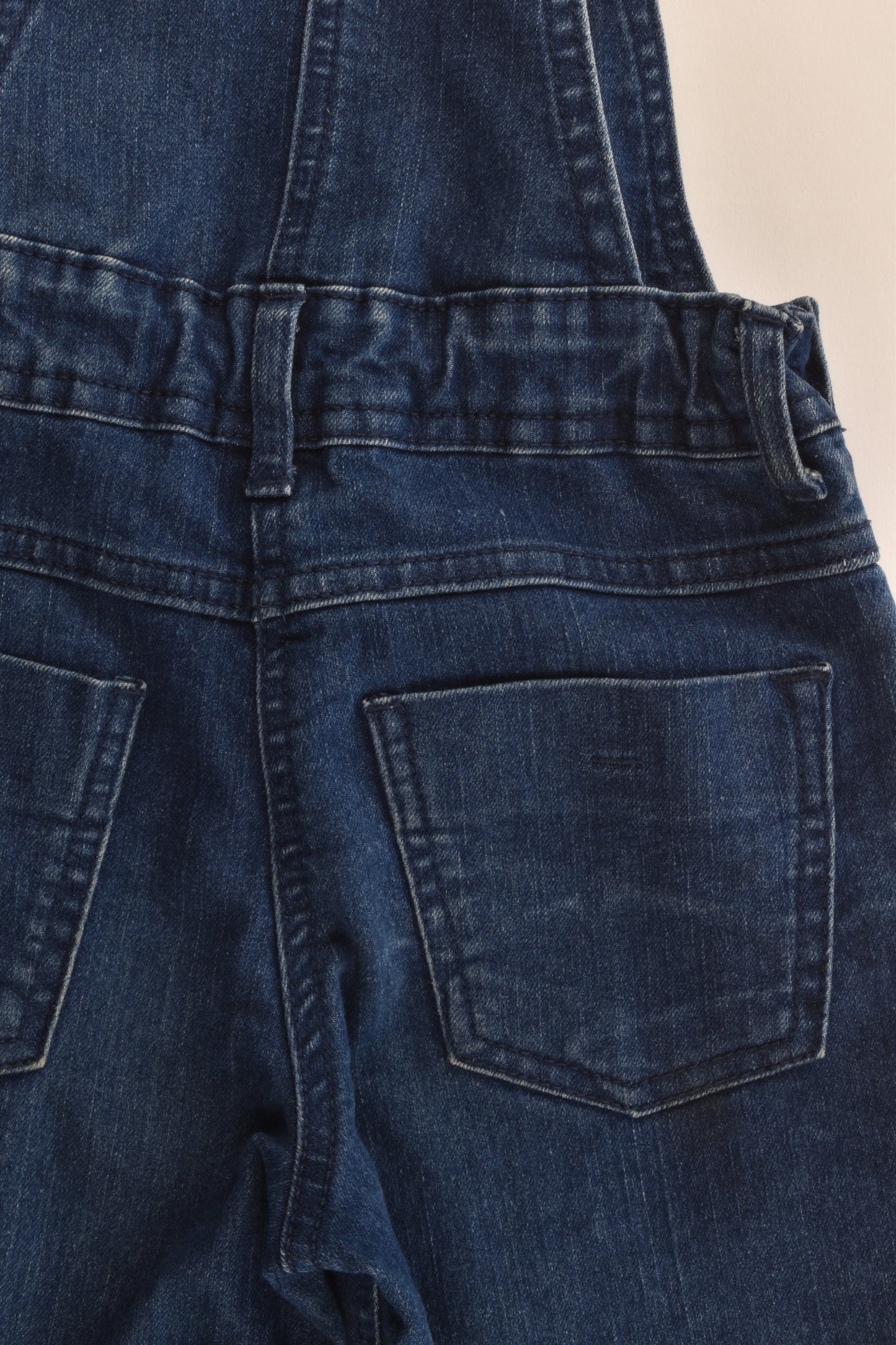 H&T Size 6 Stretchy Denim Overalls