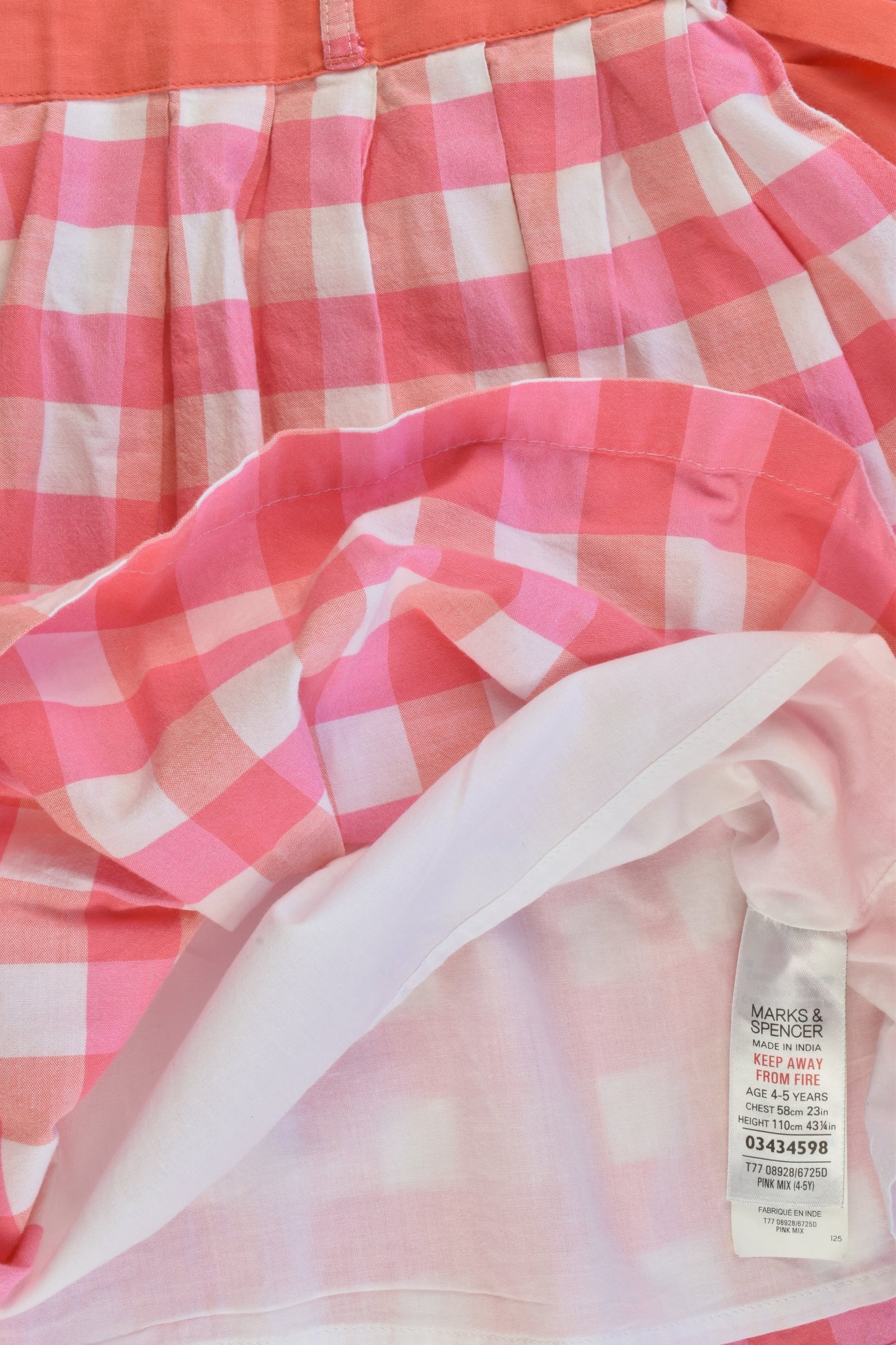 Indigo by Marks & Spencer Size 4-5 Lined Dress