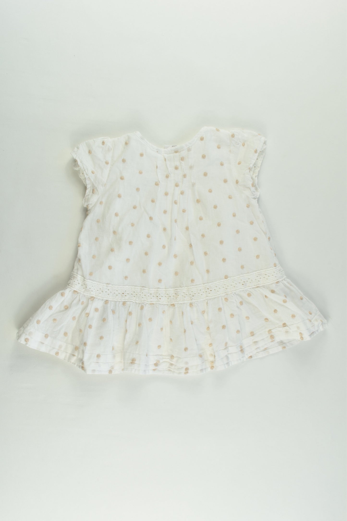 Jack & Milly Size 000 Lined Dress with Lace Details