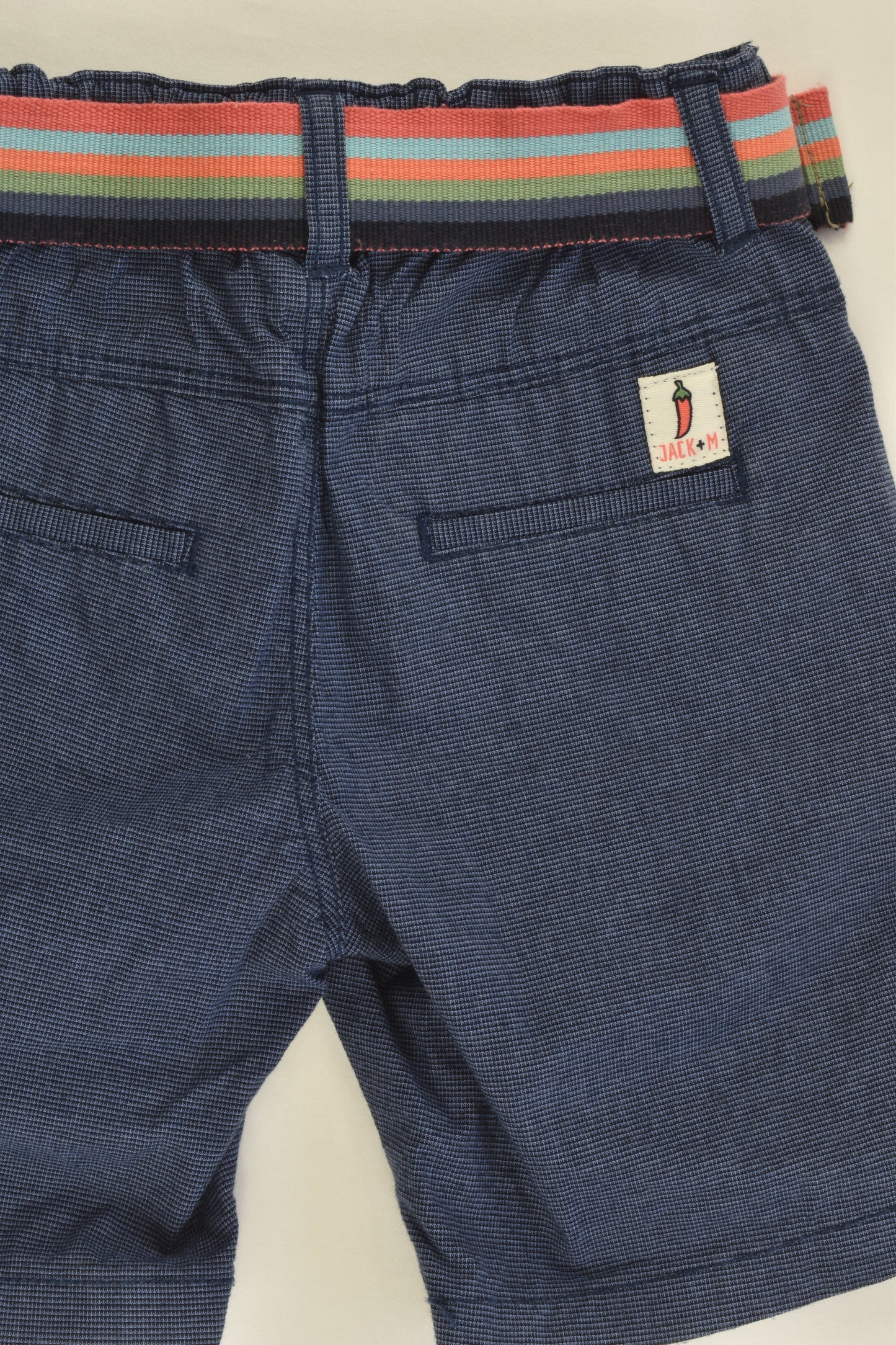 Jack & Milly Size 1 Stretchy Shorts and Belt