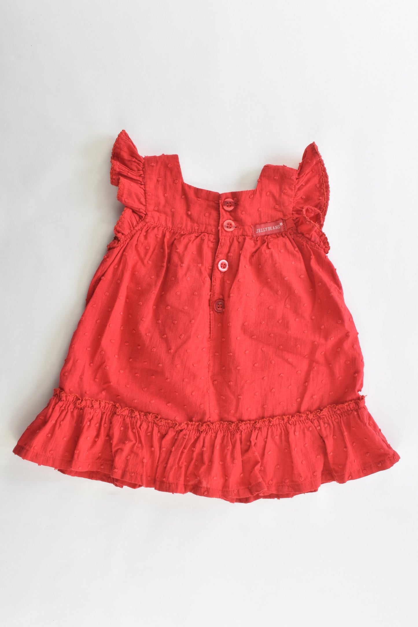 Jelly Beans Australia Size 6 months Dress with Embroidery