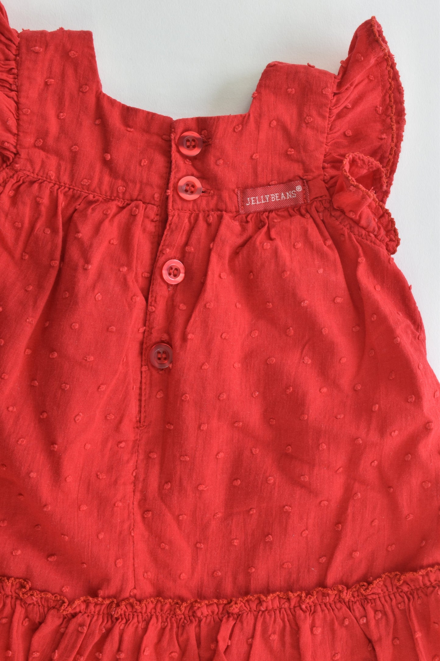 Jelly Beans Australia Size 6 months Dress with Embroidery