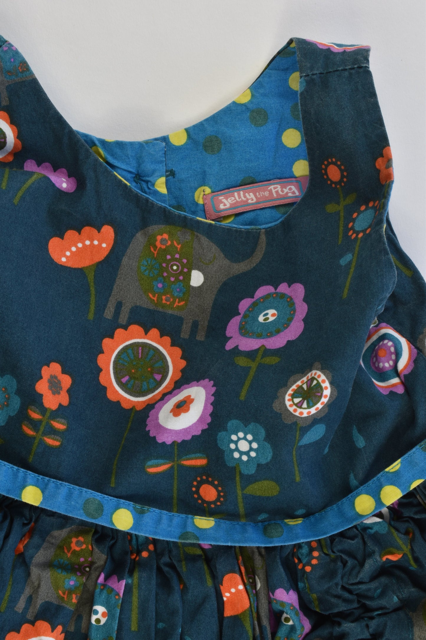 Jelly the Pug Size 6 Layered Dress