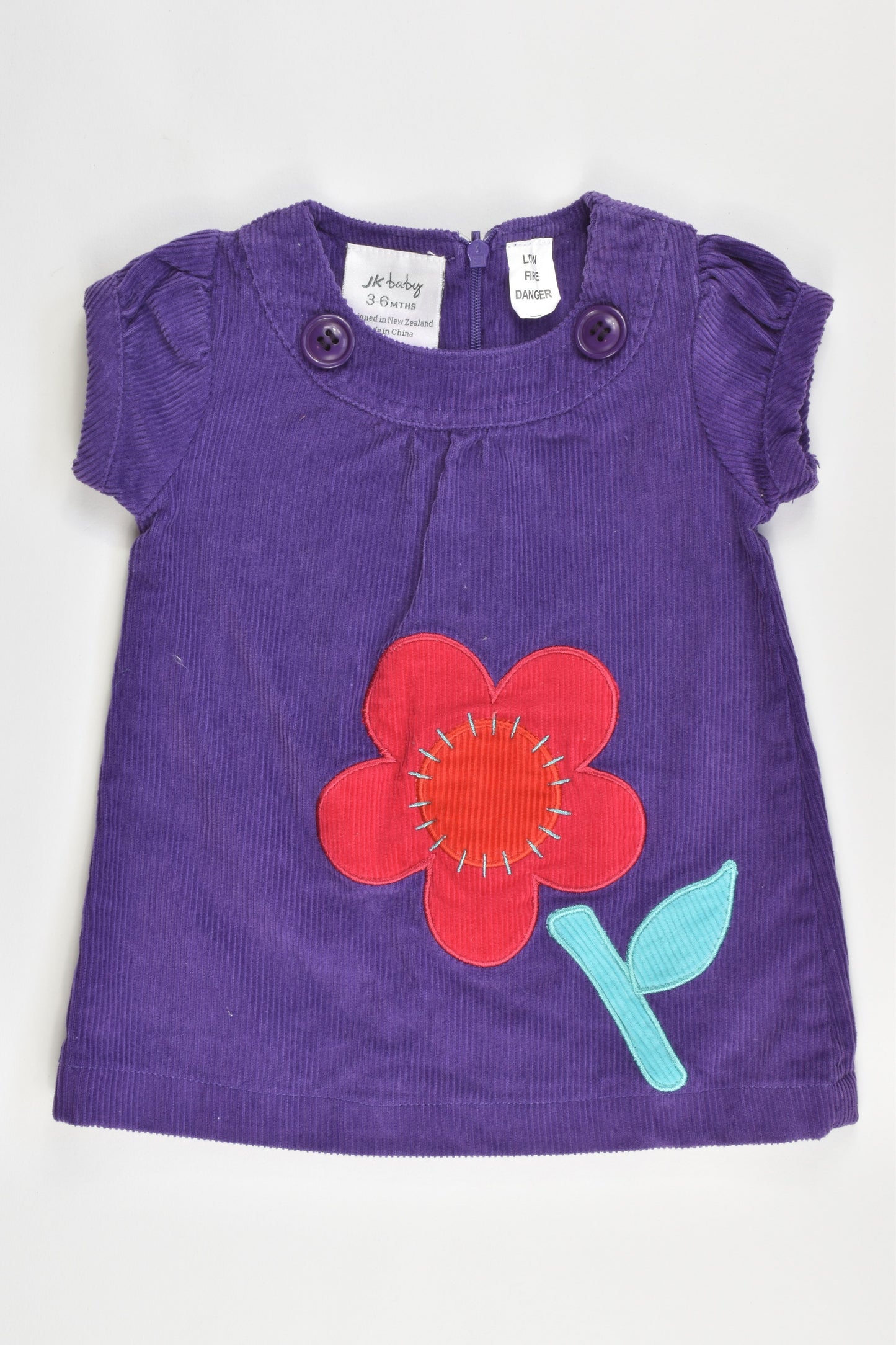 JKbaby (New Zealand) Size 00 (3-6 months) Cord Dress