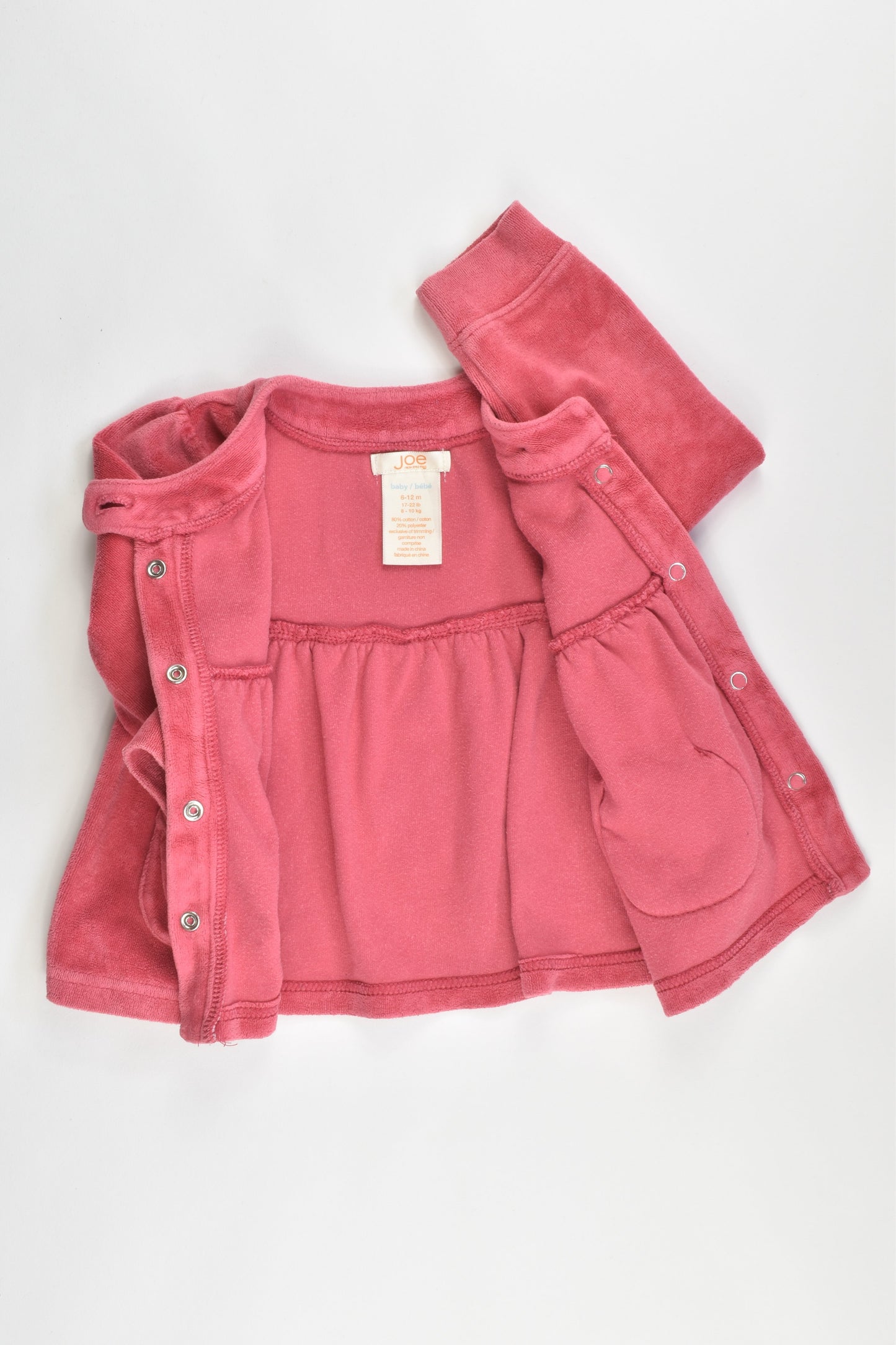 Joe Fresh Size 6-12 months Velour Jumper