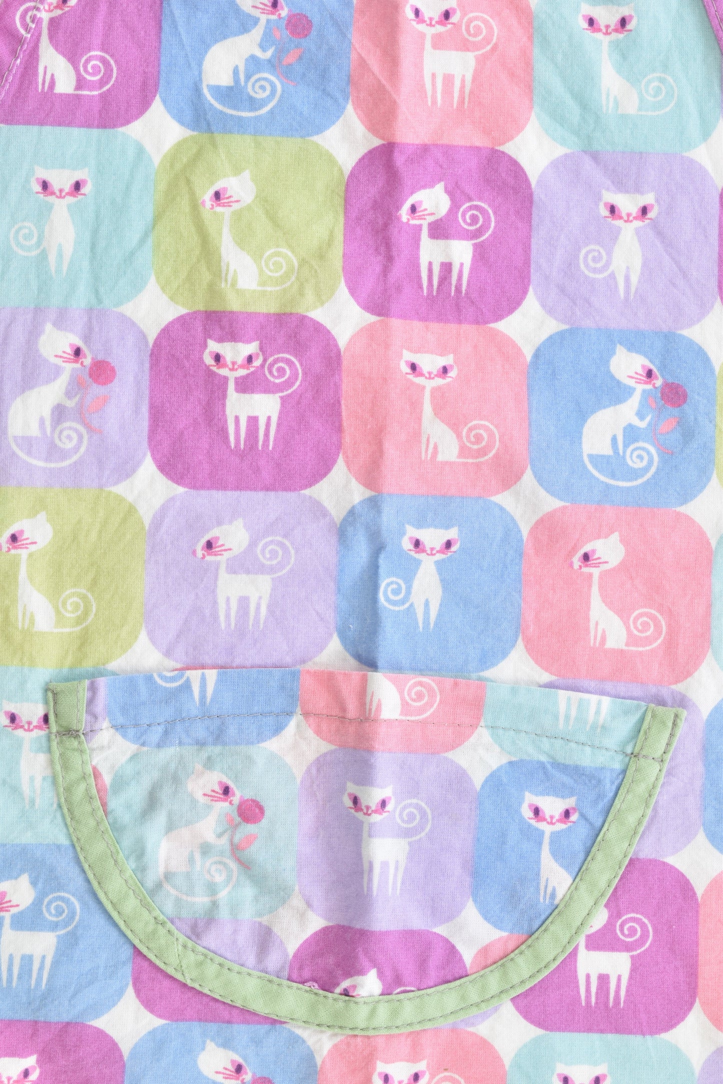 Kids' Cats Cotton Apron