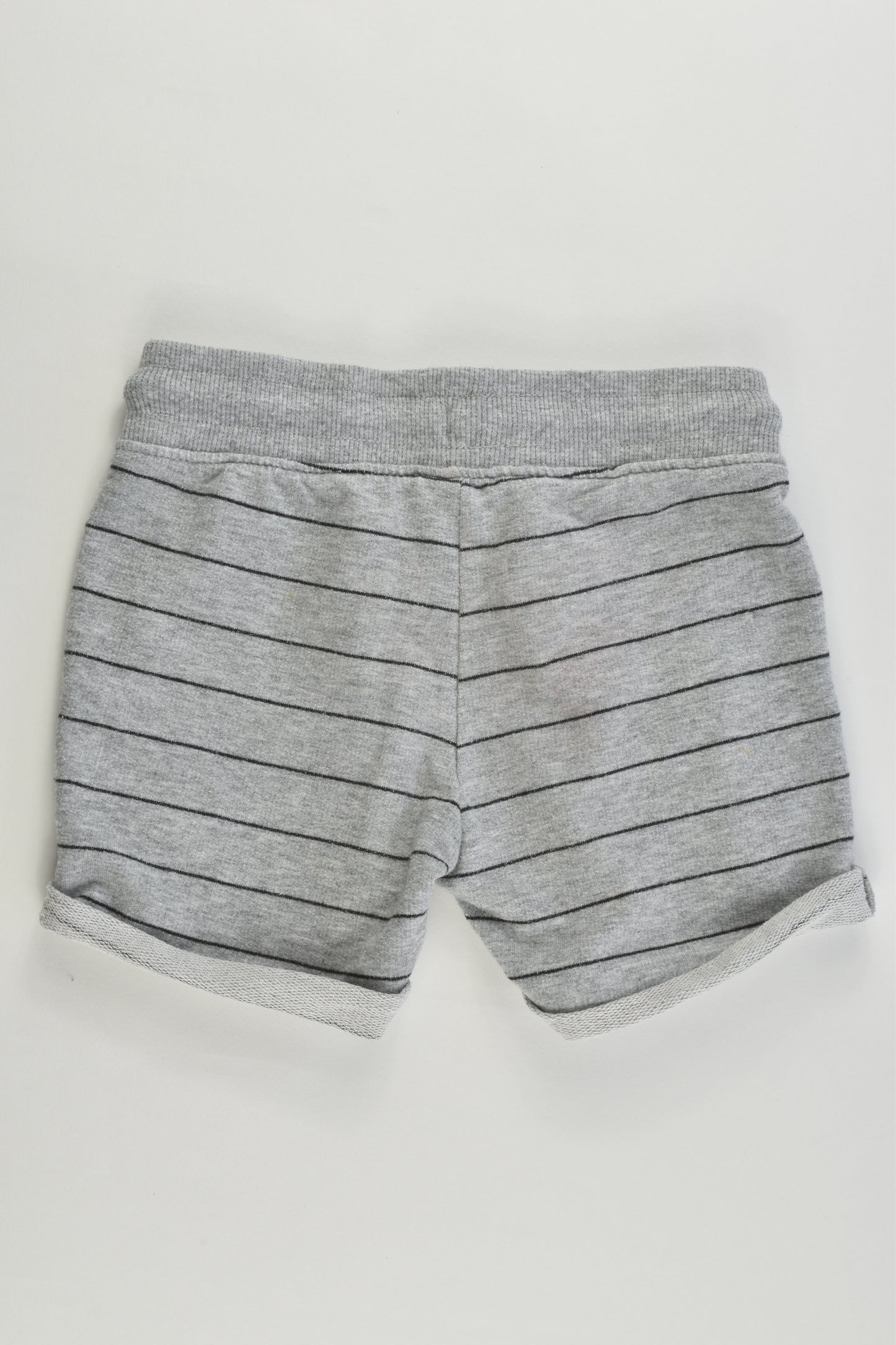Kids & Co Size 2 Grey Striped Shorts