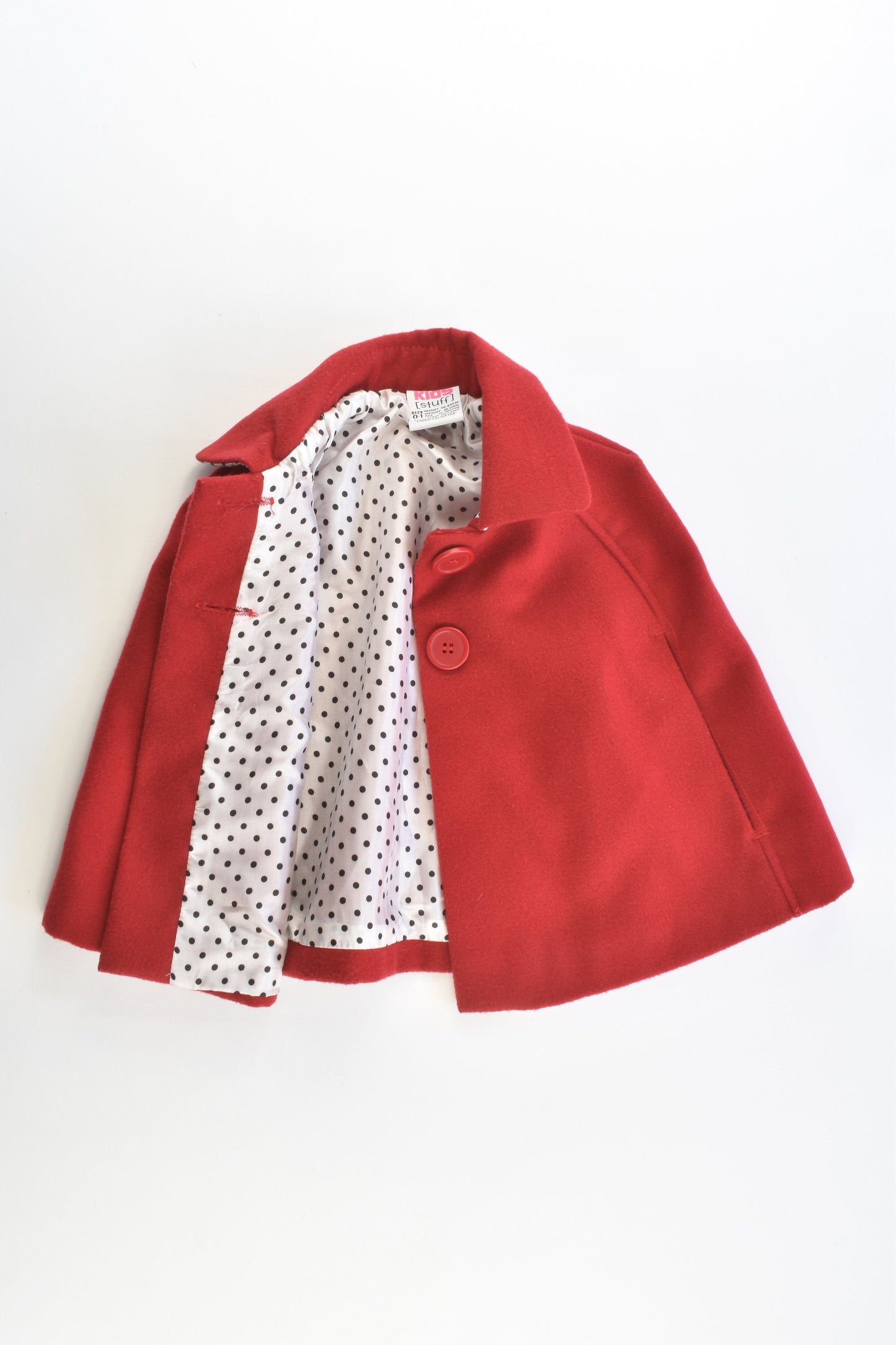 Kids Stuff Size 0-1 Lined Poncho