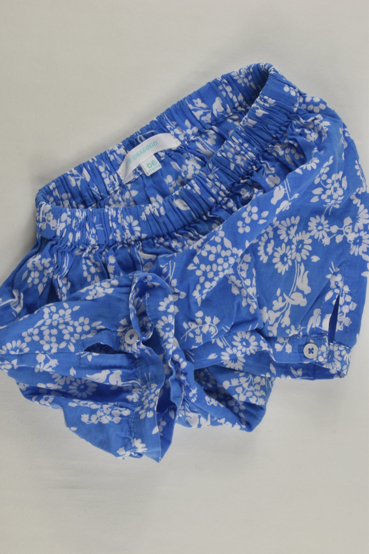 Kidsagogo Size 00 (6 months) Flowers and Birds Harem Shorts