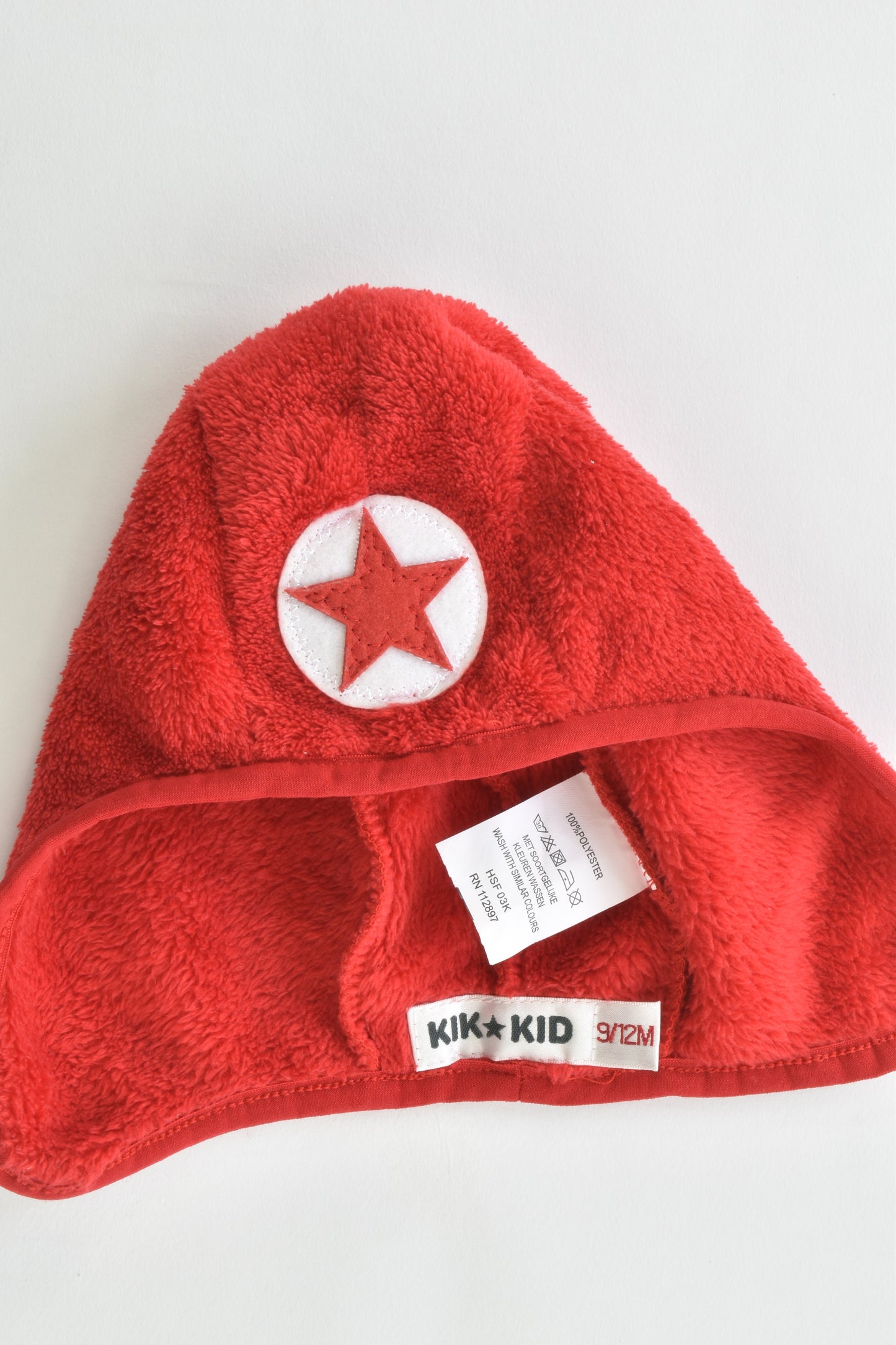 Kik Kid (Neatherlands) Size 9/12 months Star Beanie
