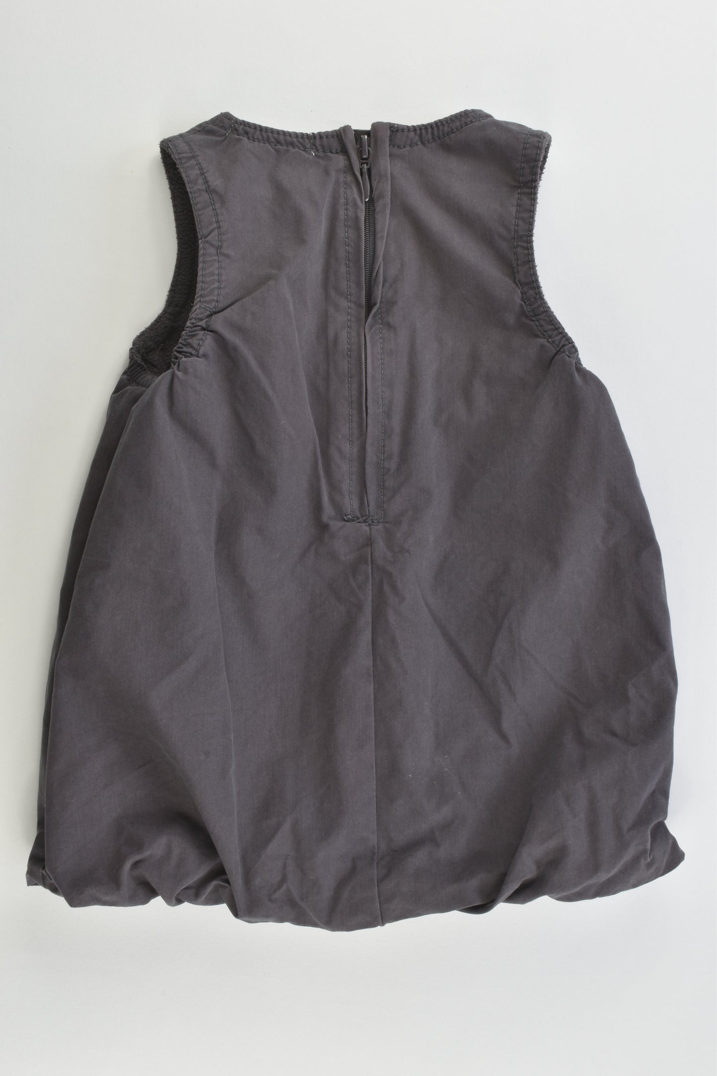 Kitchoun (France) Size 00 (6 months, 67 cm) Fleece Lined Dress