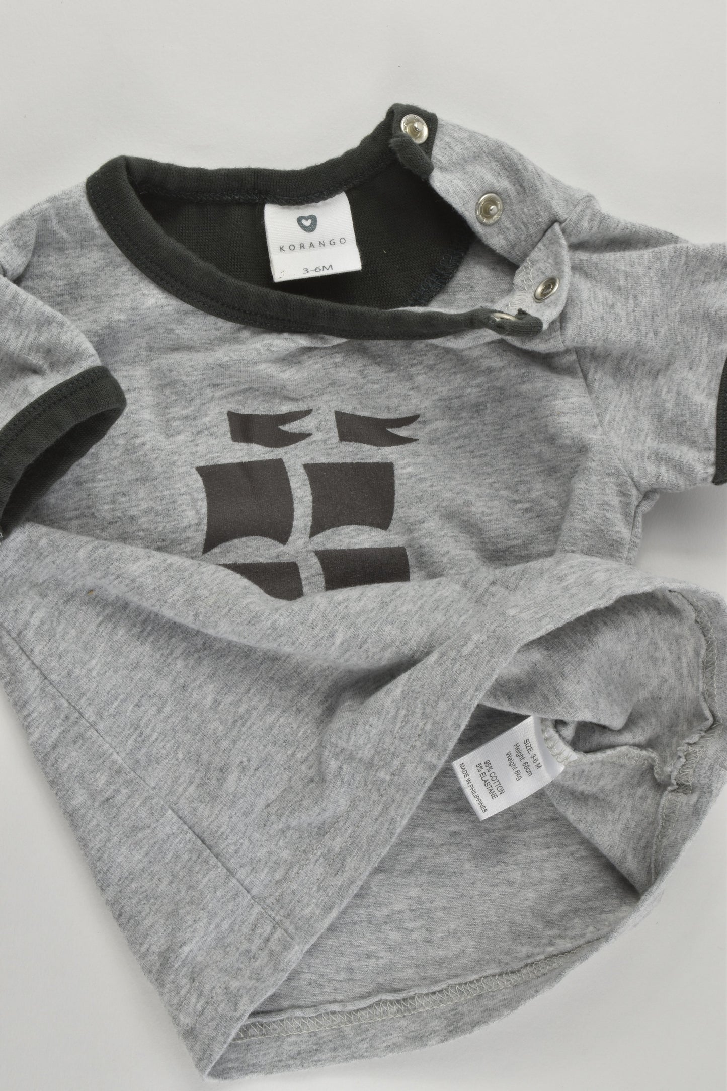 Korango (AU) Size 00 (3-6 months, 68 cm) Ship T-shirt