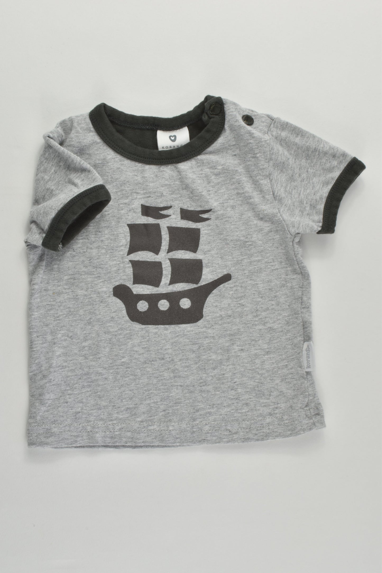 Korango (AU) Size 00 (3-6 months, 68 cm) Ship T-shirt