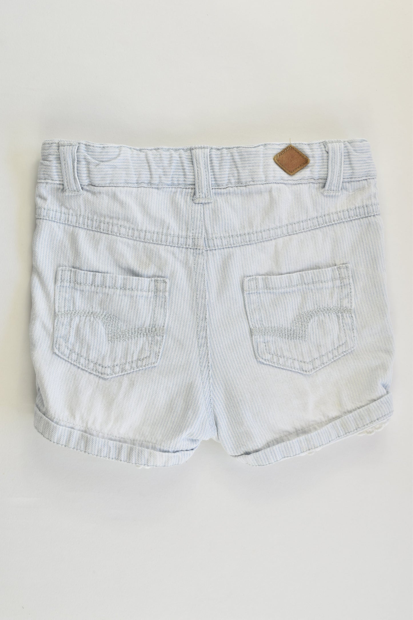 Lee Cooper Size 1 Denim Shorts with Lace Details