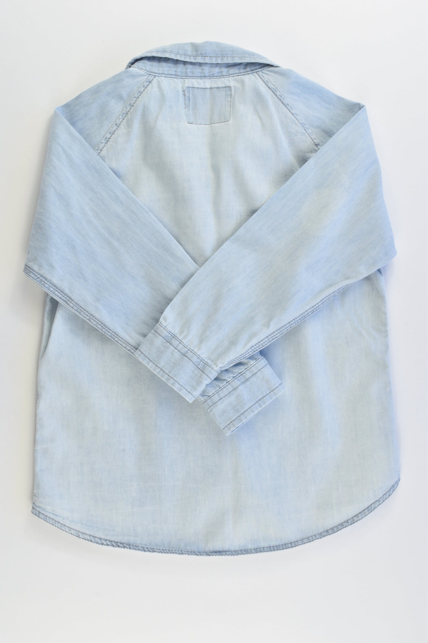 Lesrvier Kids by Okaidi (France) Size 6 Casual Collared Denim Shirt