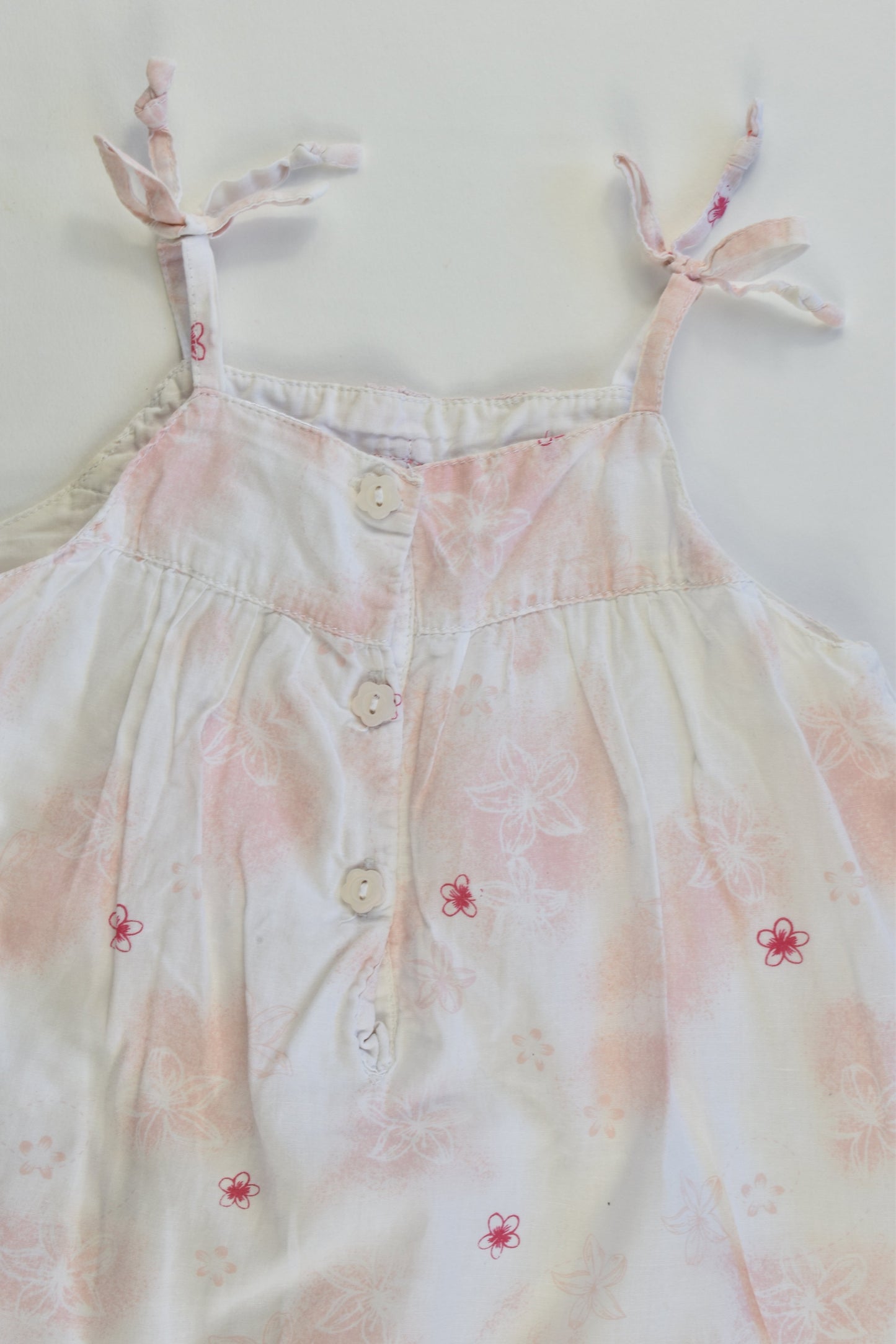 Lillies Size 1 Lined Dress with Flower and Lace Details
