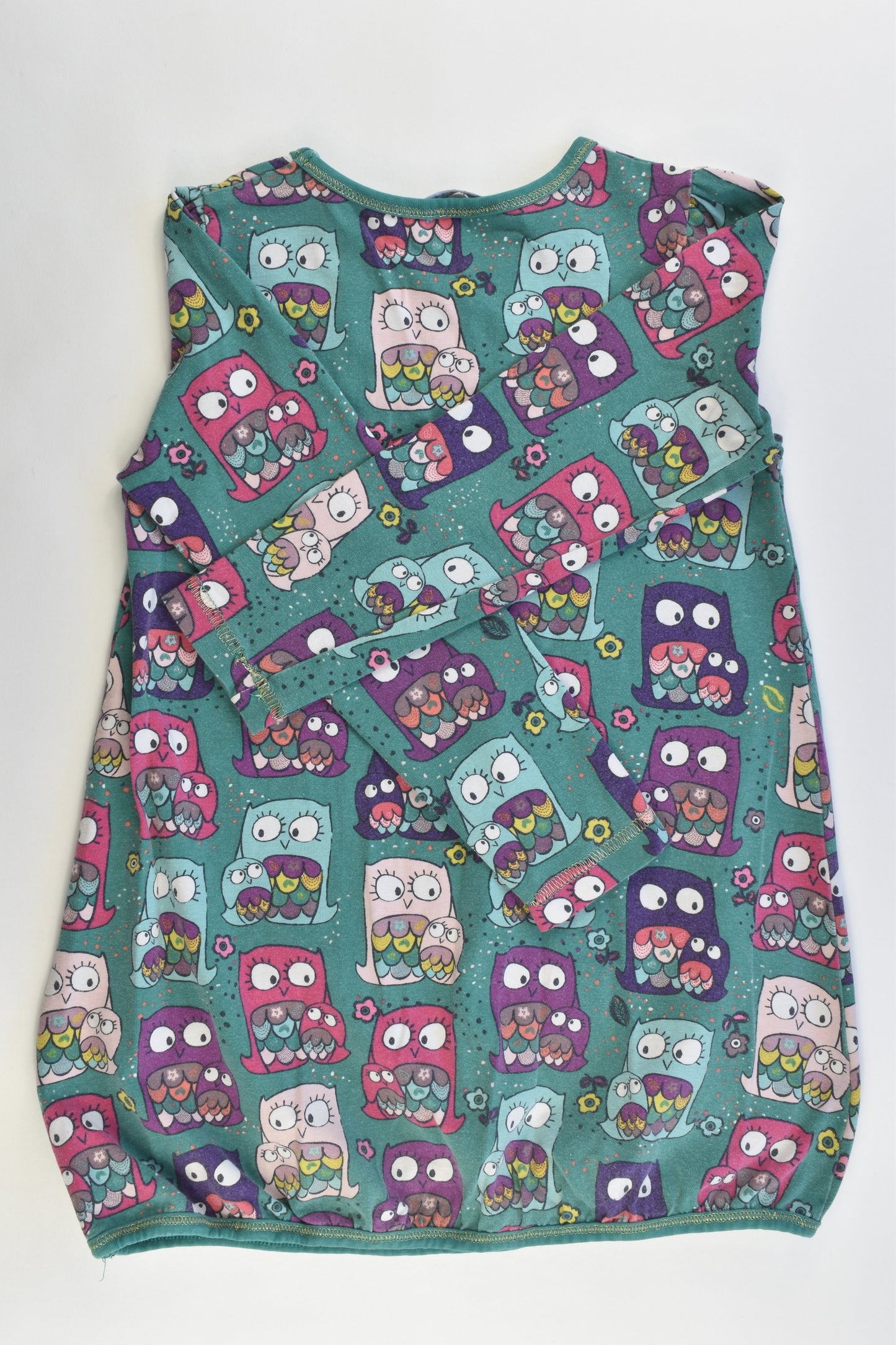 Lindex Sweden Size 110 cm (4-5) Owl Dress