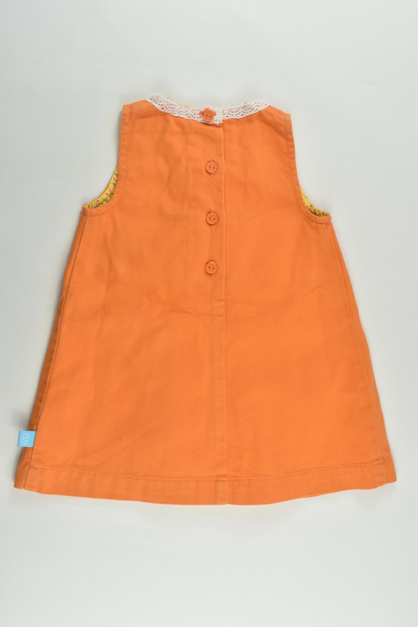 Little Bird Size 0 (80 cm) Orange/Floral Dress