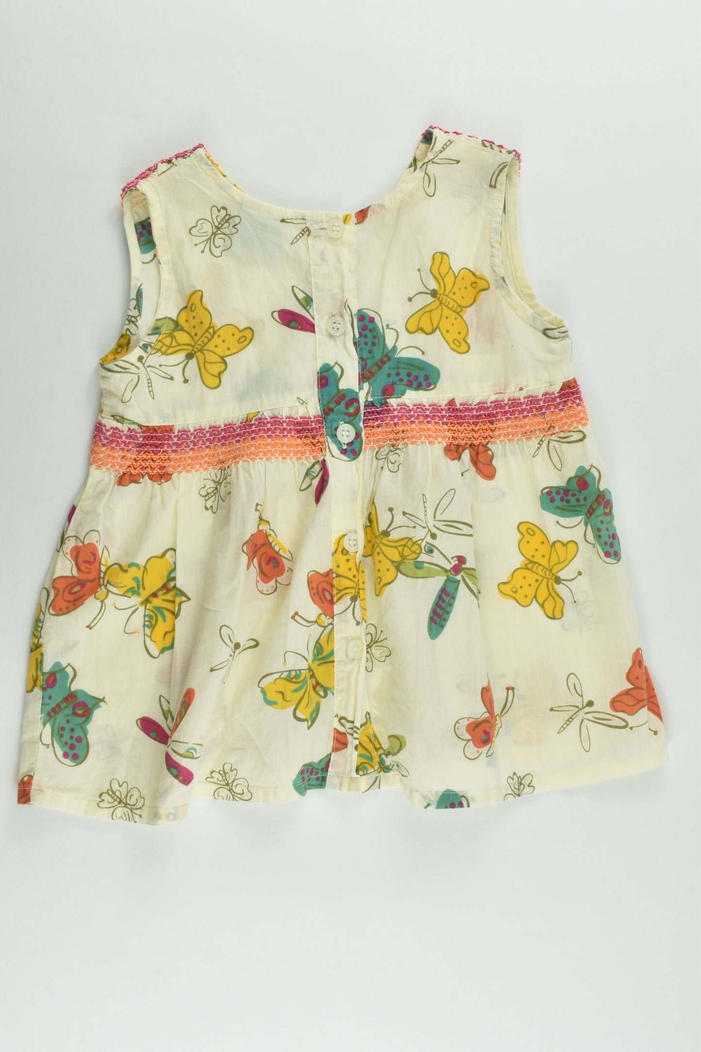 Little Treasure Size 1 Butterflies Dress/Blouse
