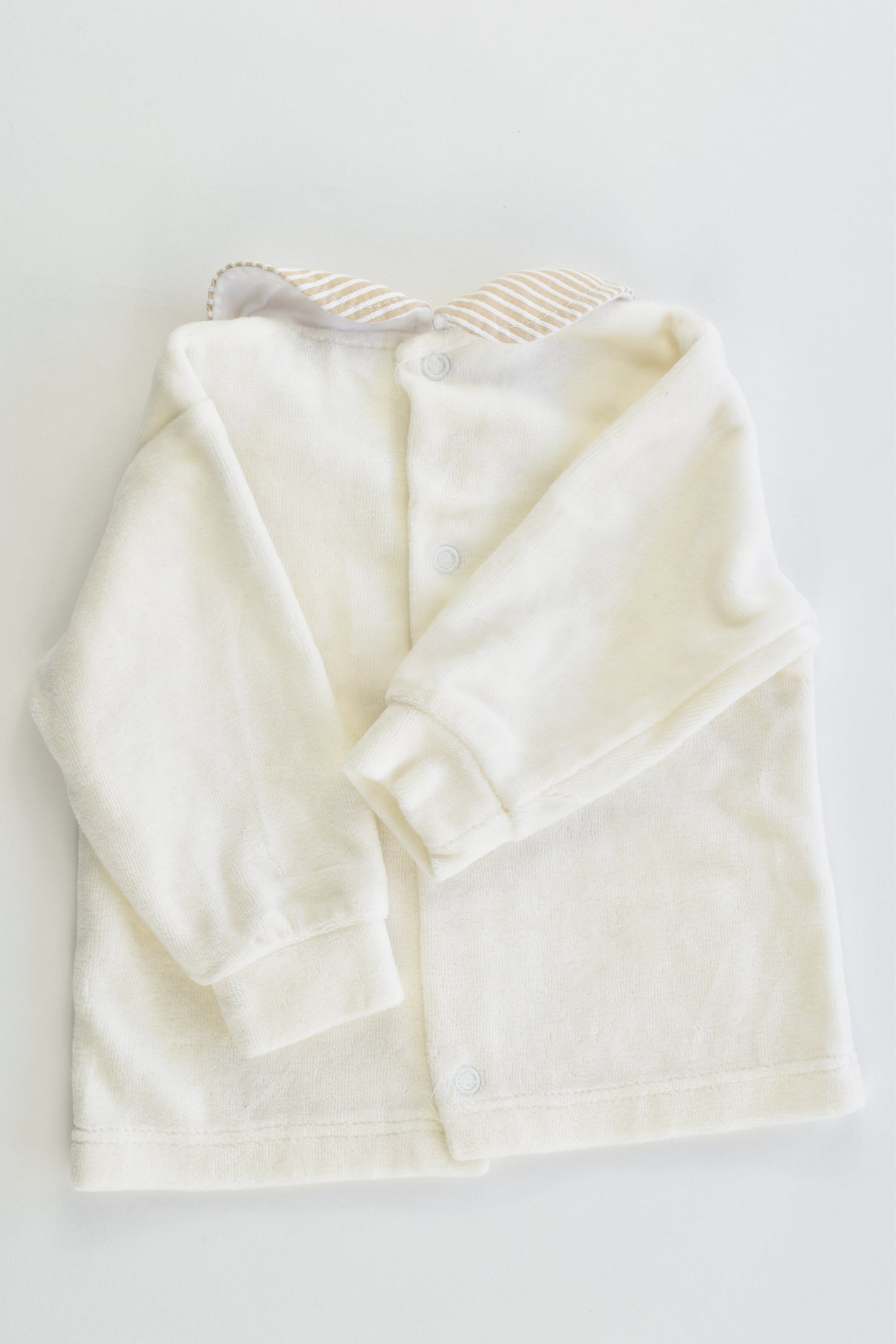 Lodarbebé (Portugal) Size 000 (3 months) Collared Velour Teddy and Bunny Jumper