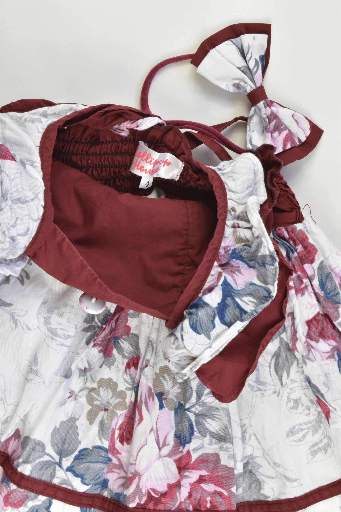Lollipop House Australia Size 4 Hannah Dress and Matching Headband