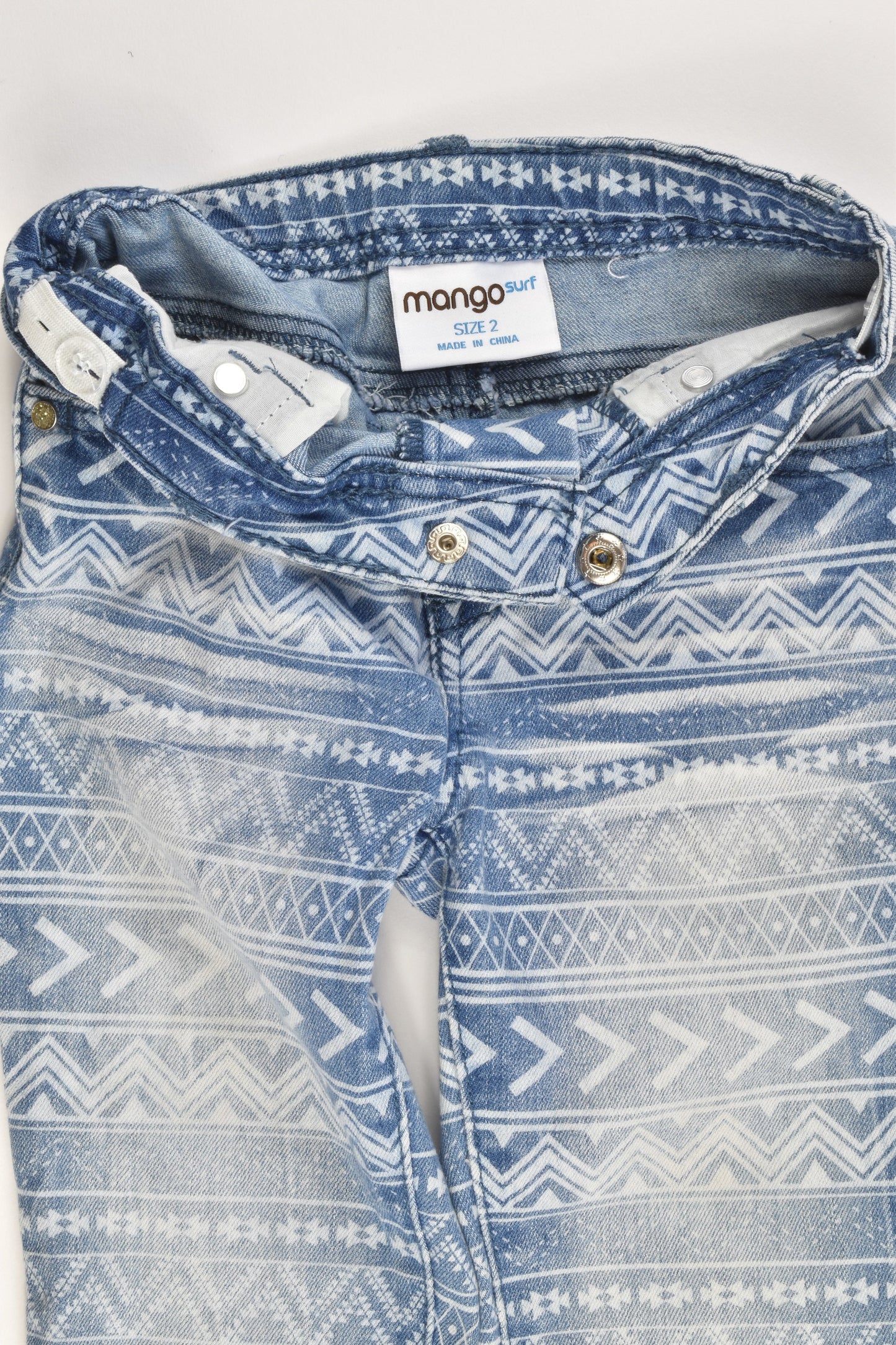 Mango Size 2 Soft Denim Pants