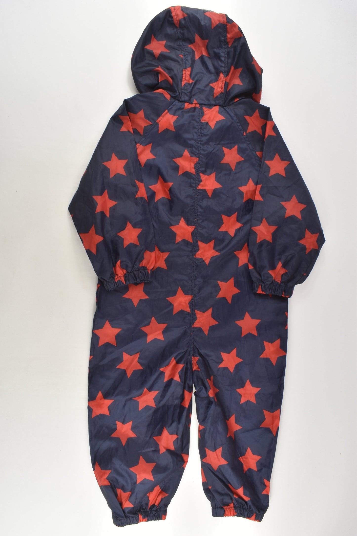 Marks & Spencer Size 1-2 (90 cm) Lightweight Stars Puddle Suit