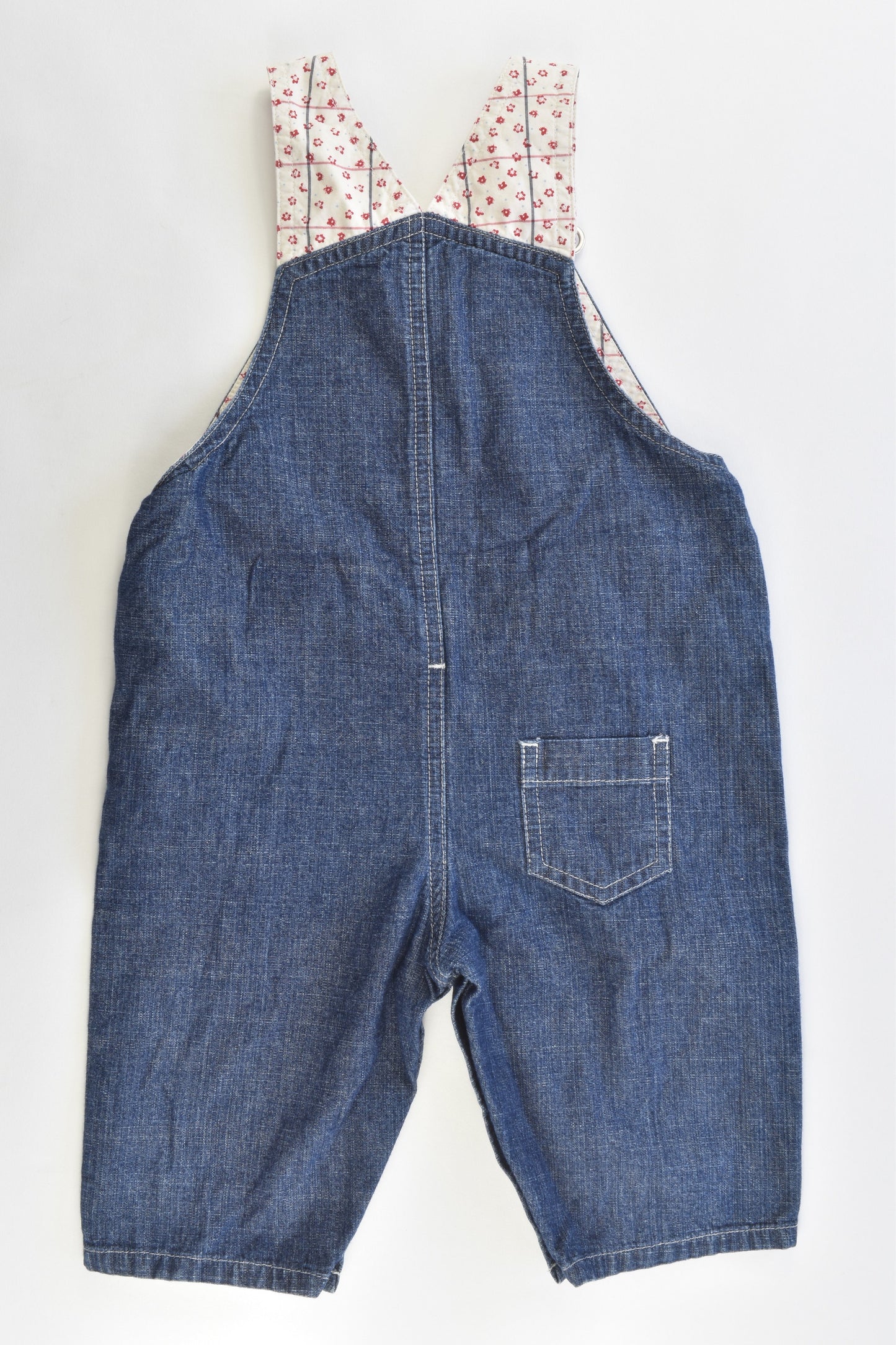 Marks & Spencer Size 3-6 months (Generous) Soft Denim Overalls