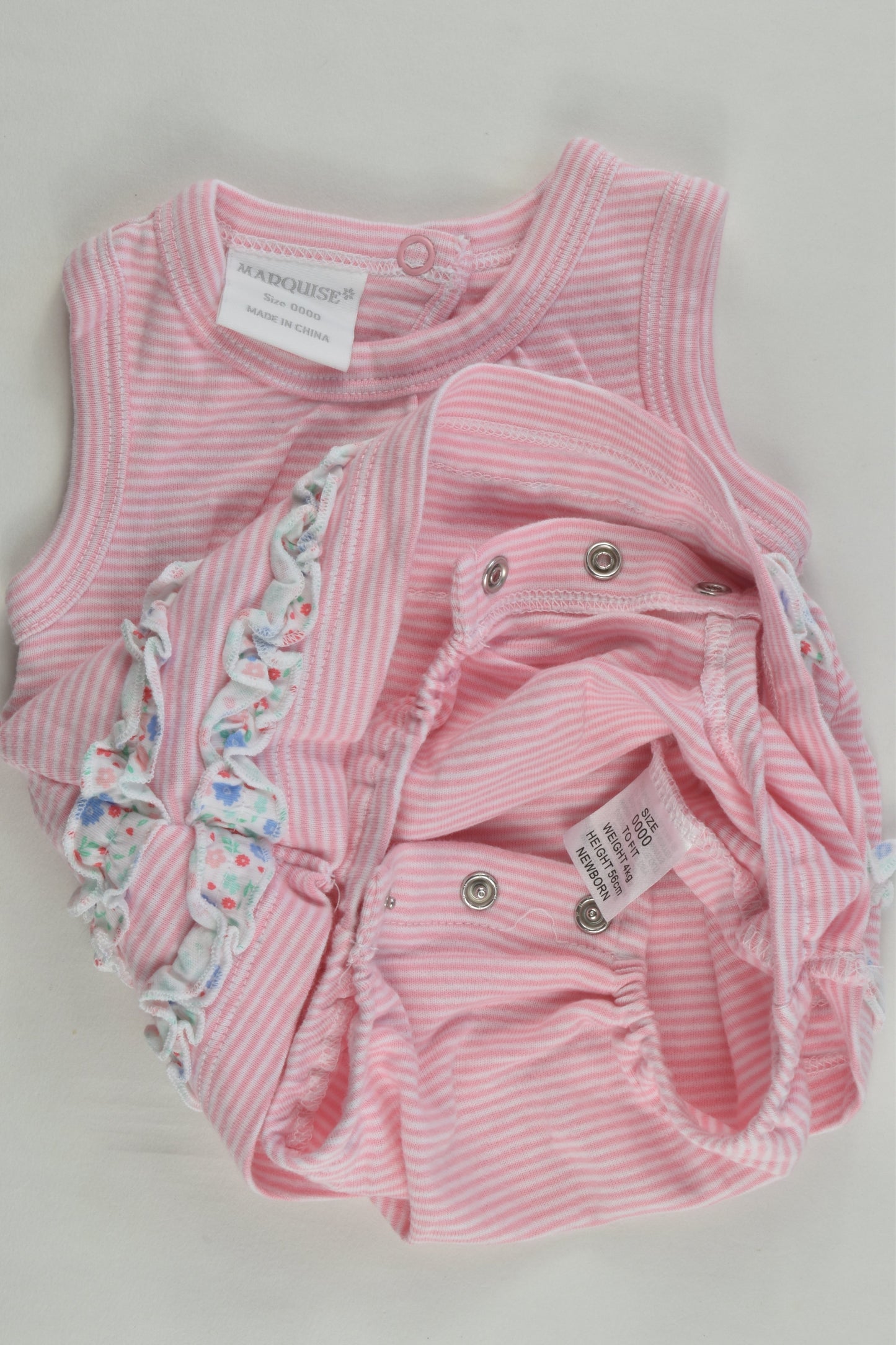 Marquise Size 0000 (56 cm) Dress with Bodysuit Underneath