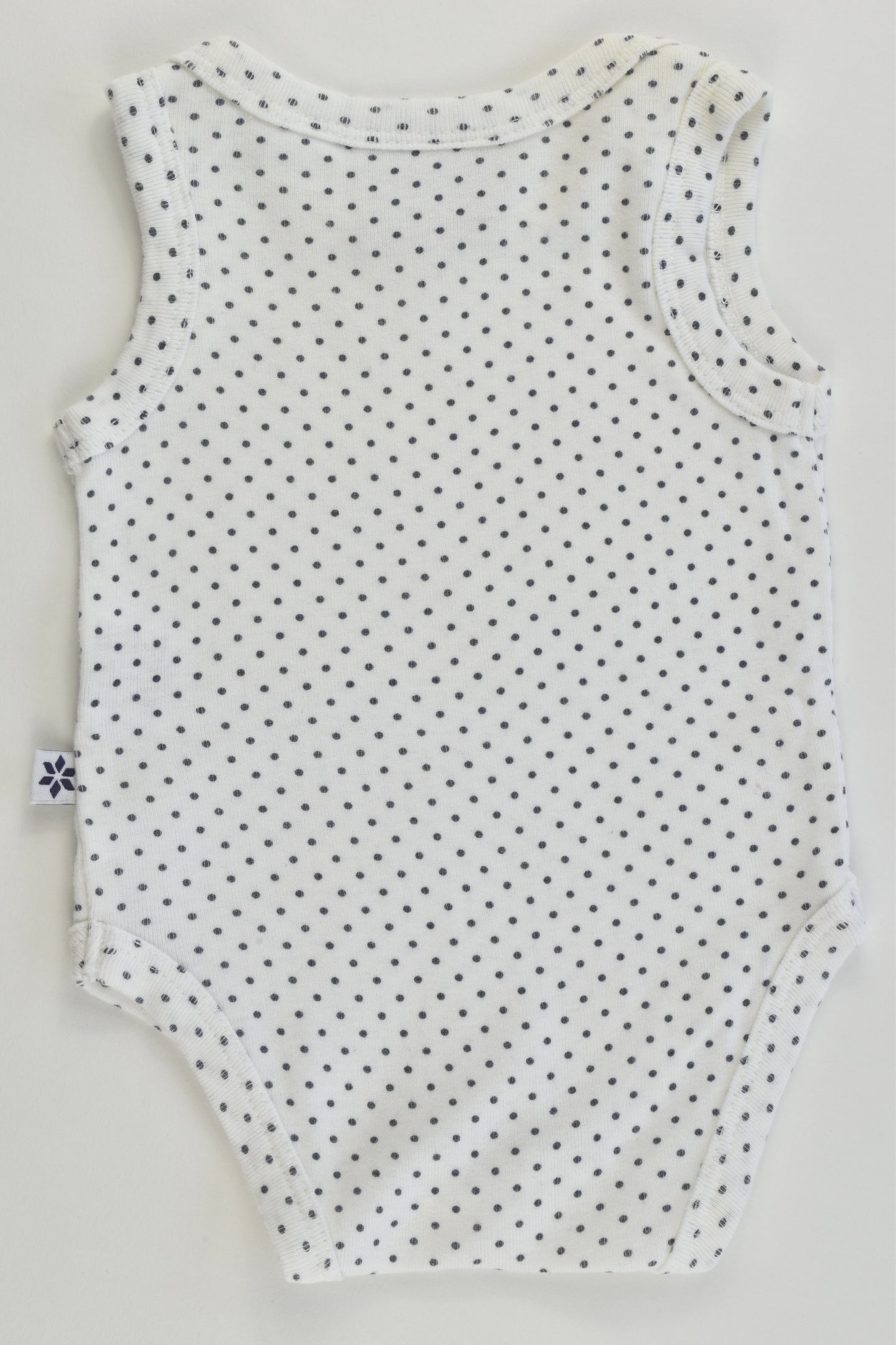 Marquise Size 0000 Dotted Sleeveless Bodysuit